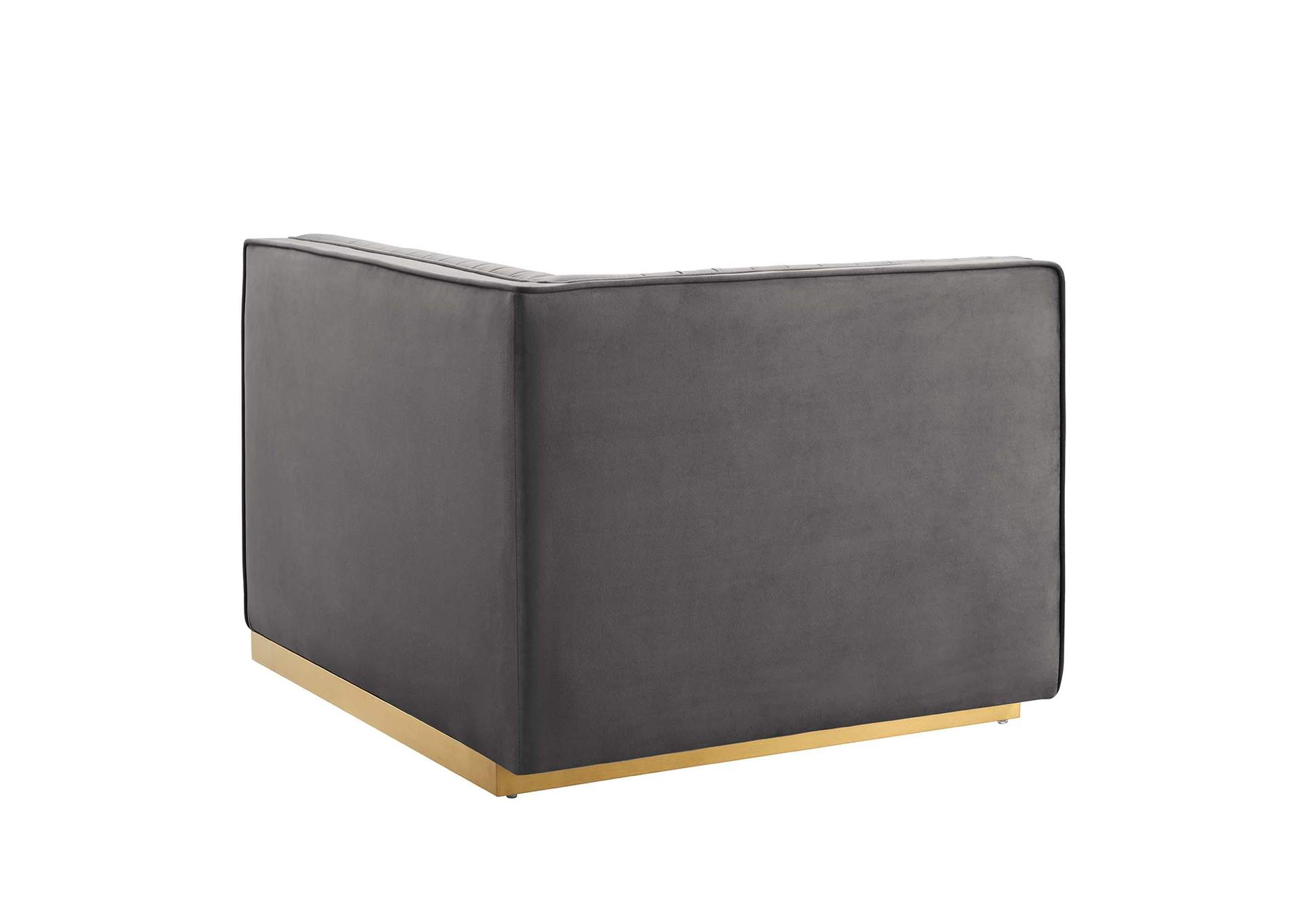 Sanguine Channel Tufted Performance Velvet Modular Sectional Sofa Left-Arm Chair image 4