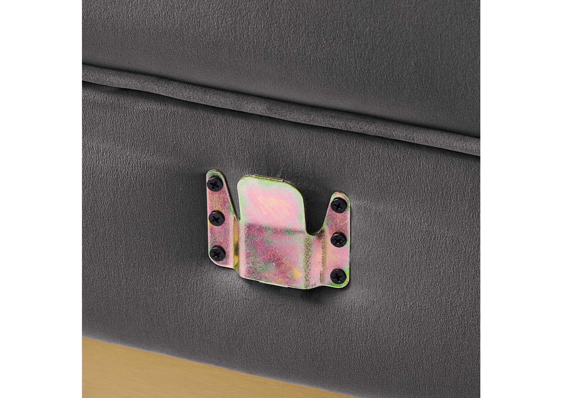 Sanguine Channel Tufted Performance Velvet Modular Sectional Sofa Left-Arm Chair image 7