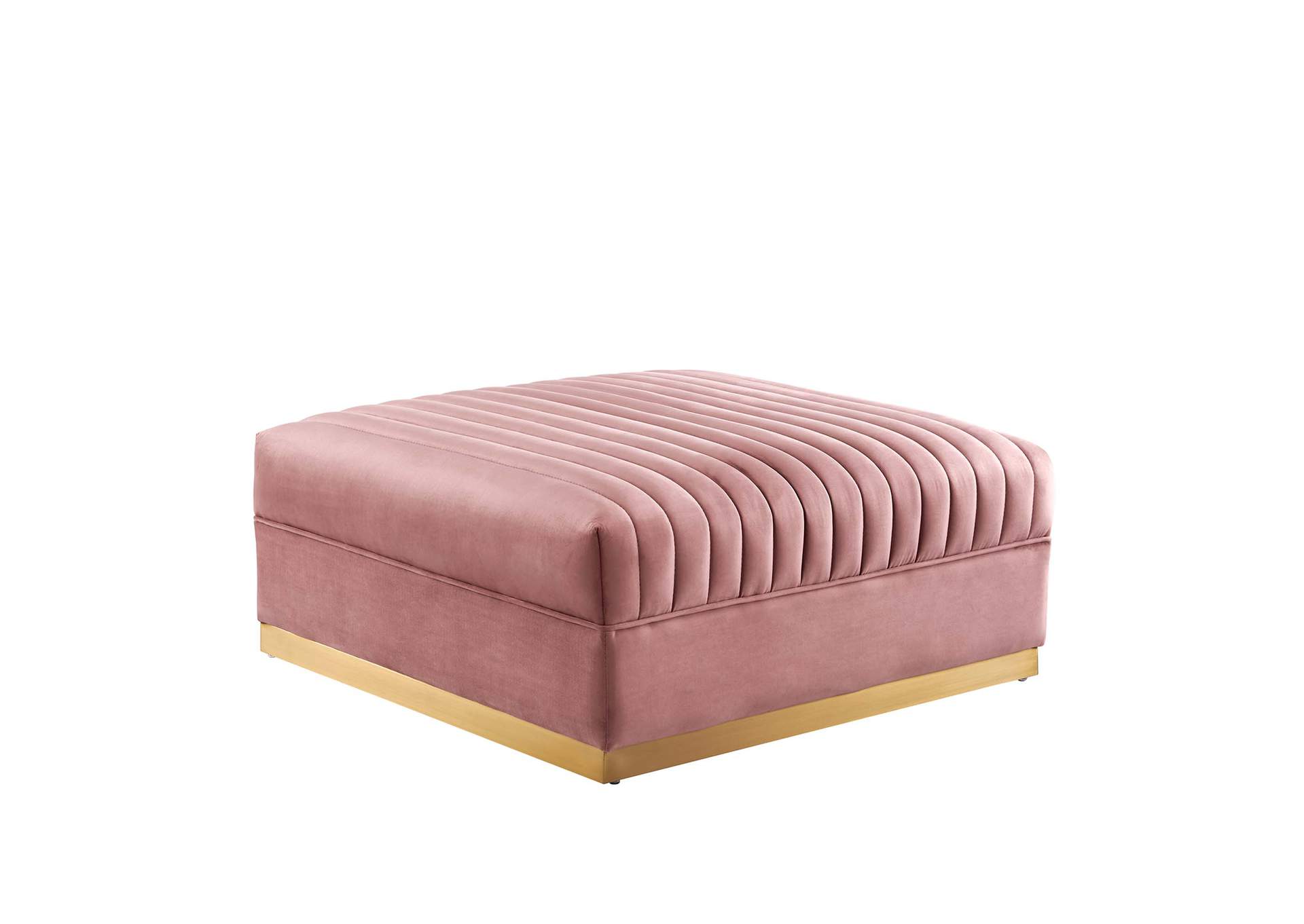 Sanguine Channel Tufted Performance Velvet Modular Sectional Sofa Ottoman By Modway image 1