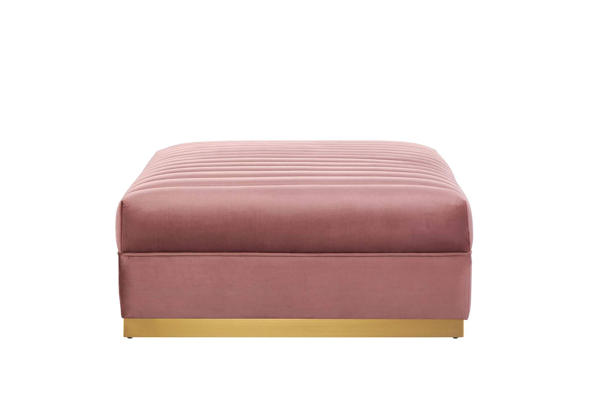 Sanguine Channel Tufted Performance Velvet Modular Sectional Sofa Ottoman image 3