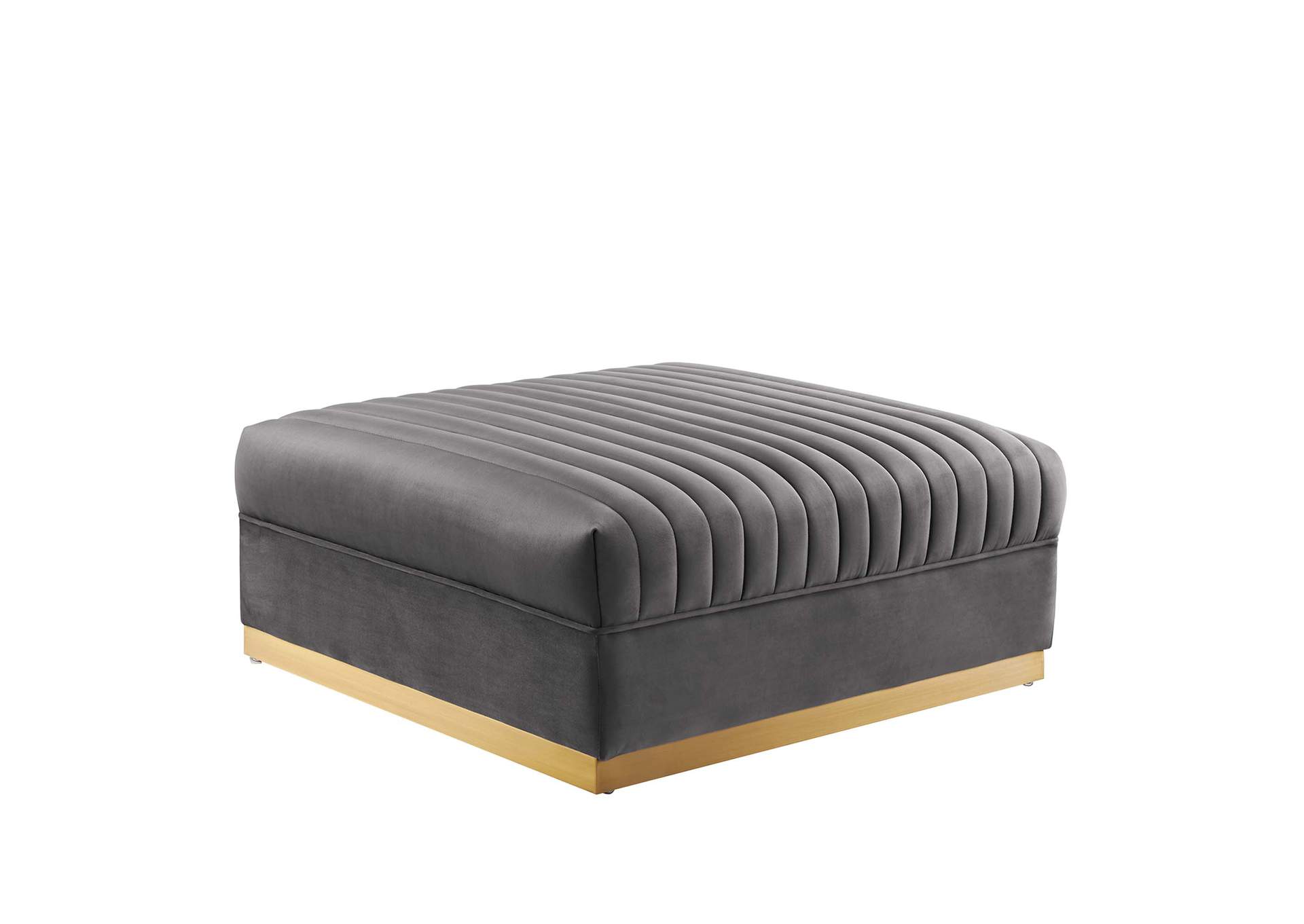 Sanguine Channel Tufted Performance Velvet Modular Sectional Sofa Ottoman By Modway image 1