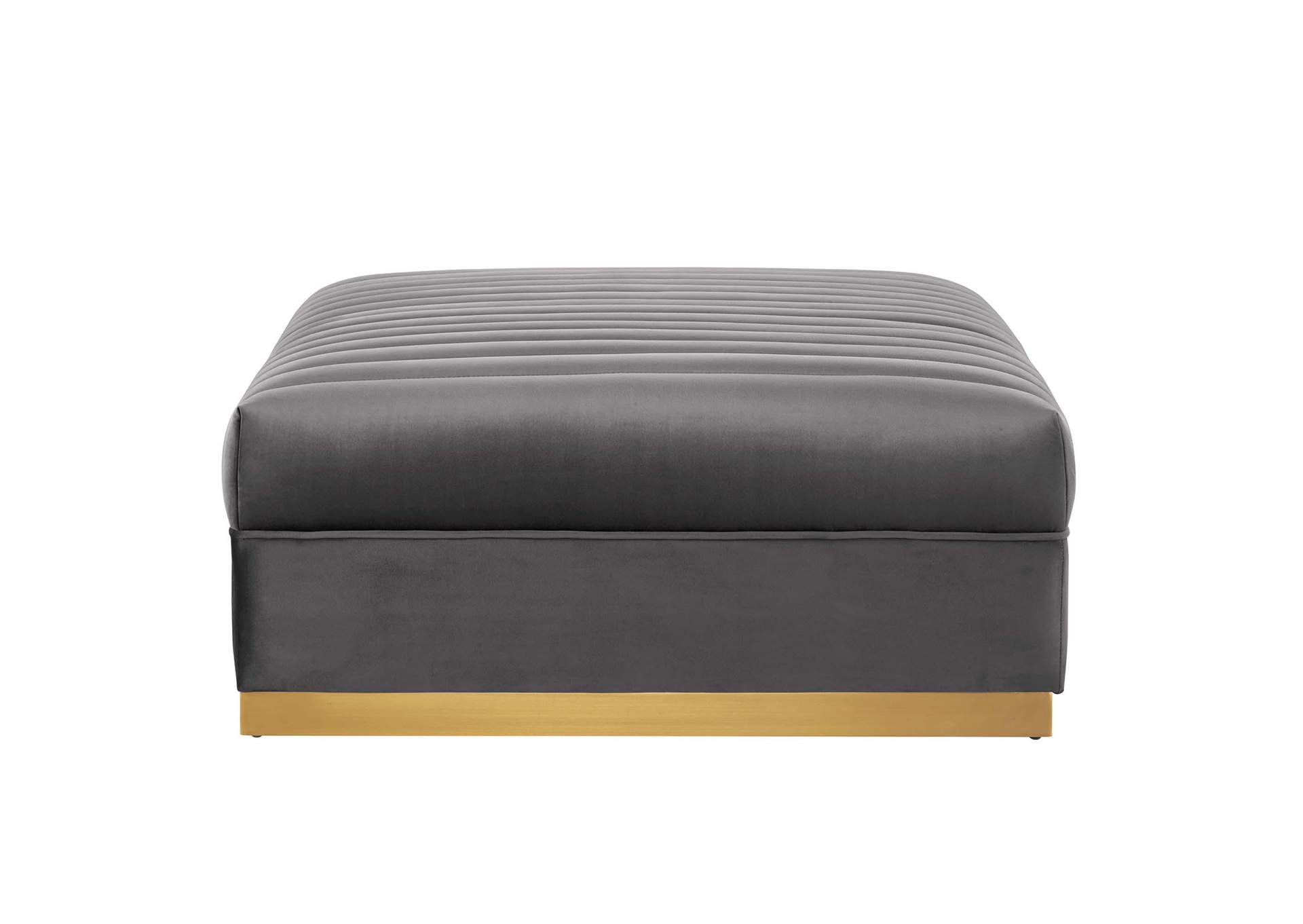 Sanguine Channel Tufted Performance Velvet Modular Sectional Sofa Ottoman image 3