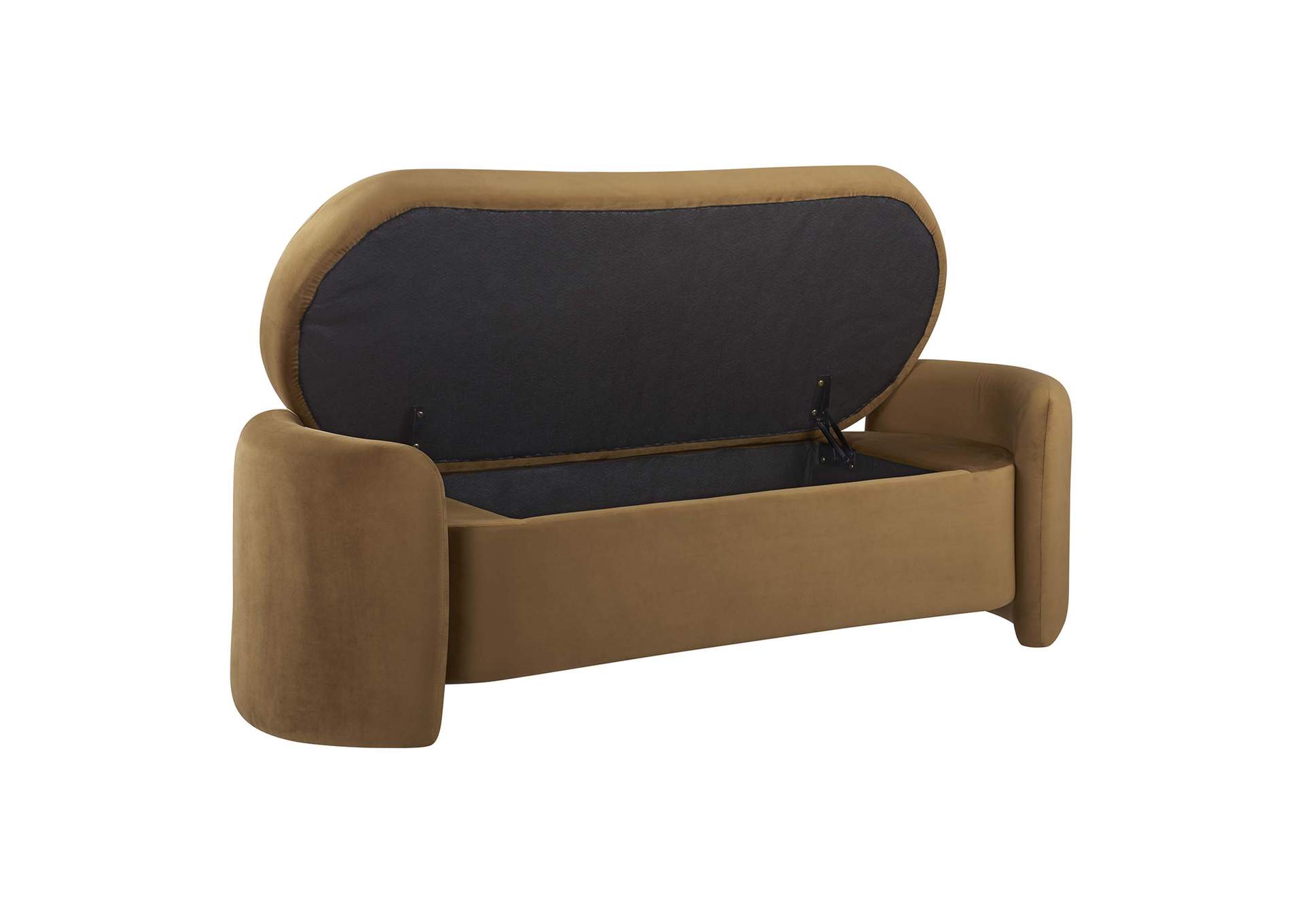 Nebula Upholstered Performance Velvet Bench image 3