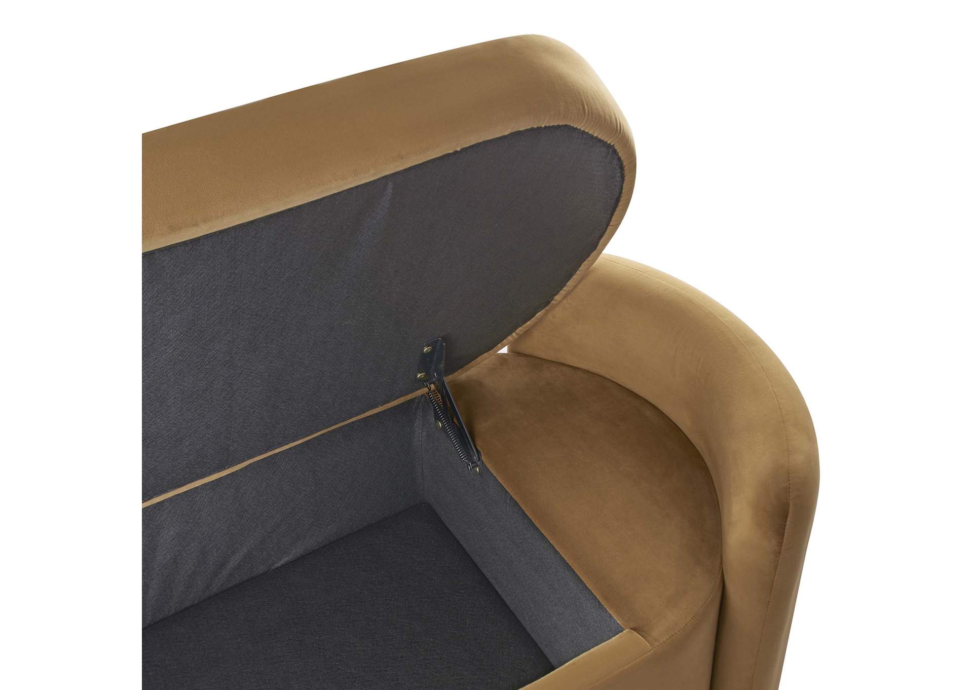 Nebula Upholstered Performance Velvet Bench image 6