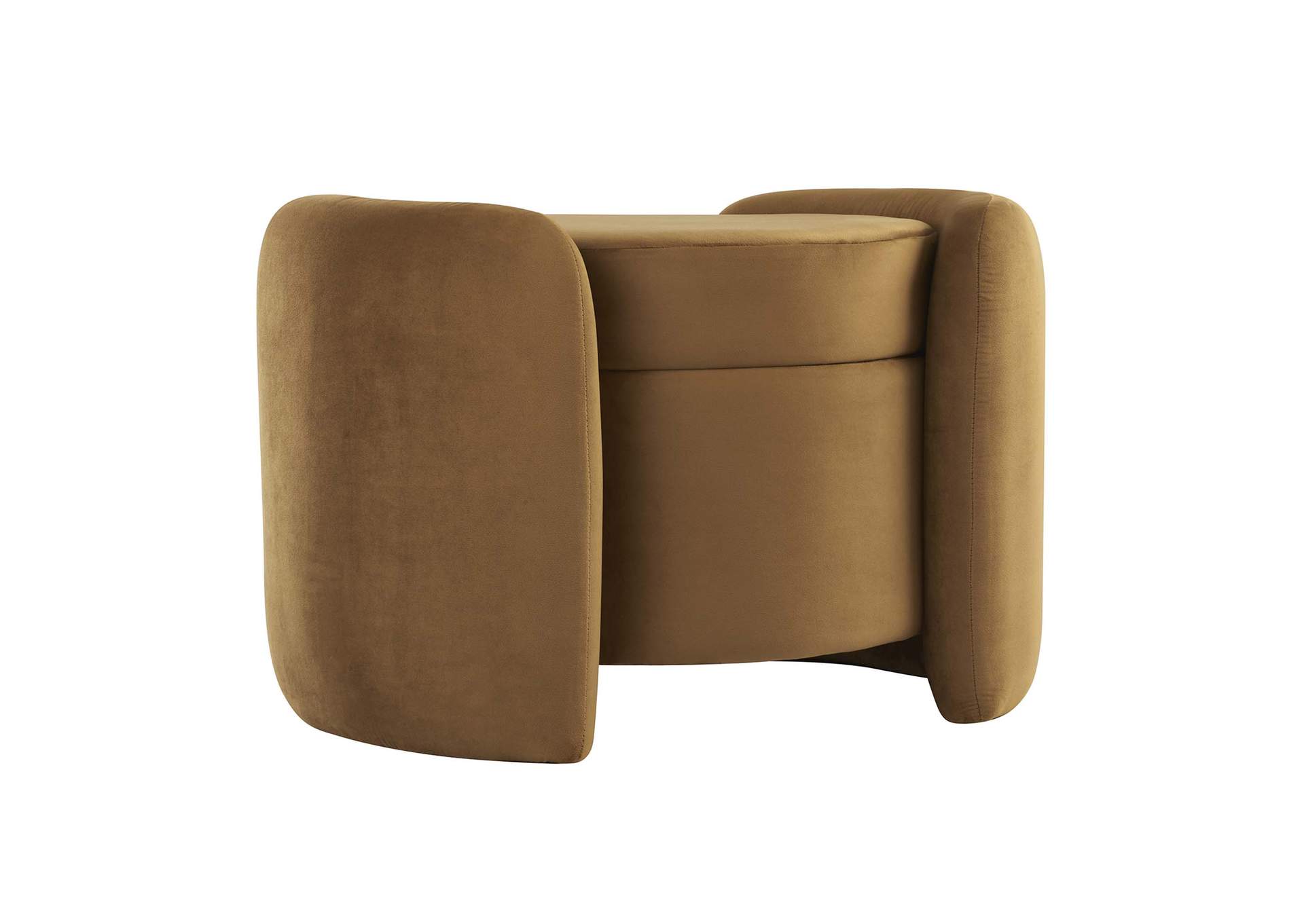 Nebula Upholstered Performance Velvet Ottoman By Modway image 1