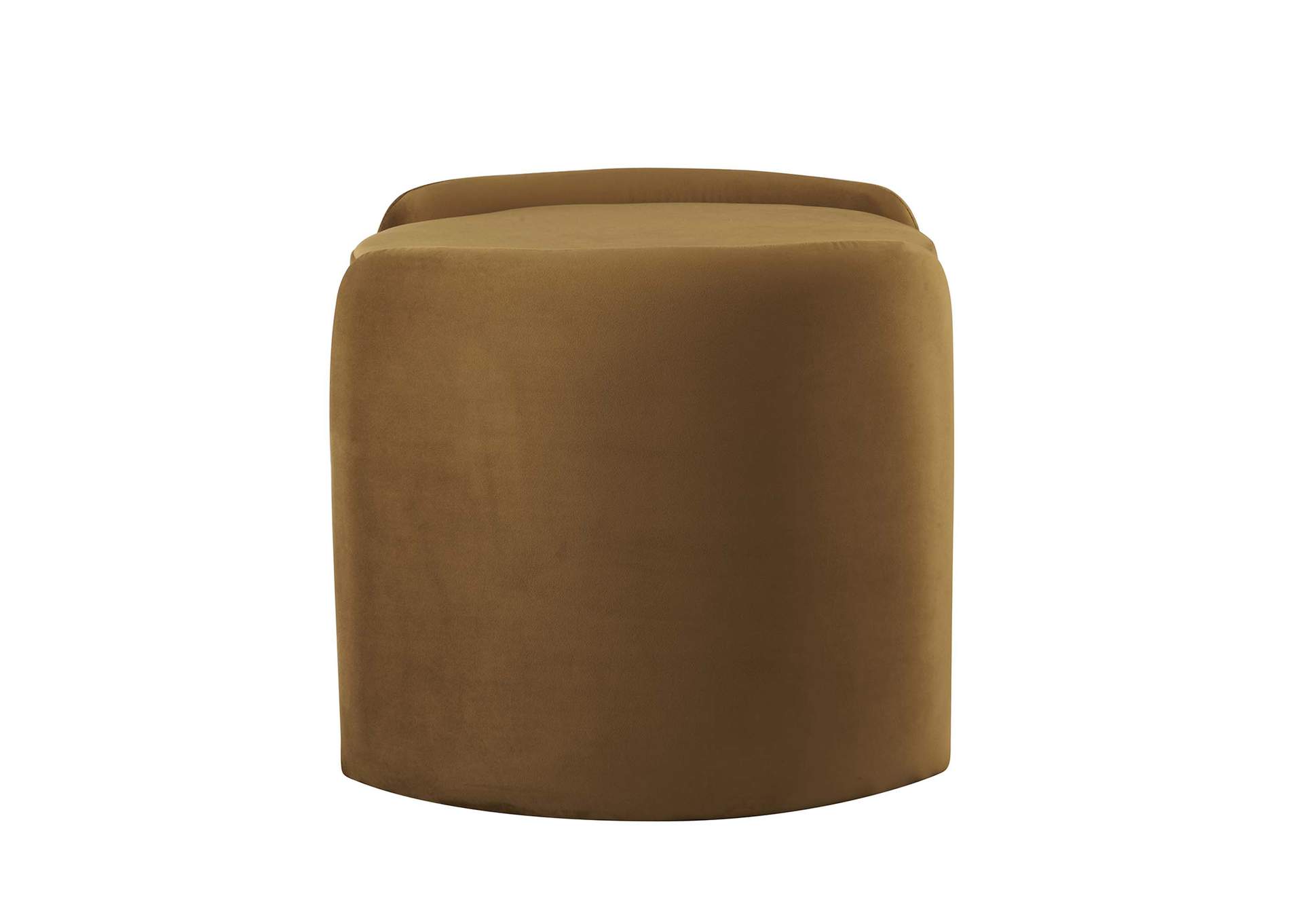 Nebula Upholstered Performance Velvet Ottoman image 4
