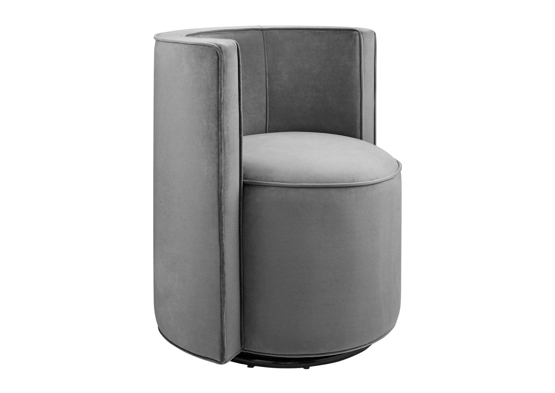 Della Performance Velvet Fabric Swivel Chair By Modway image 1