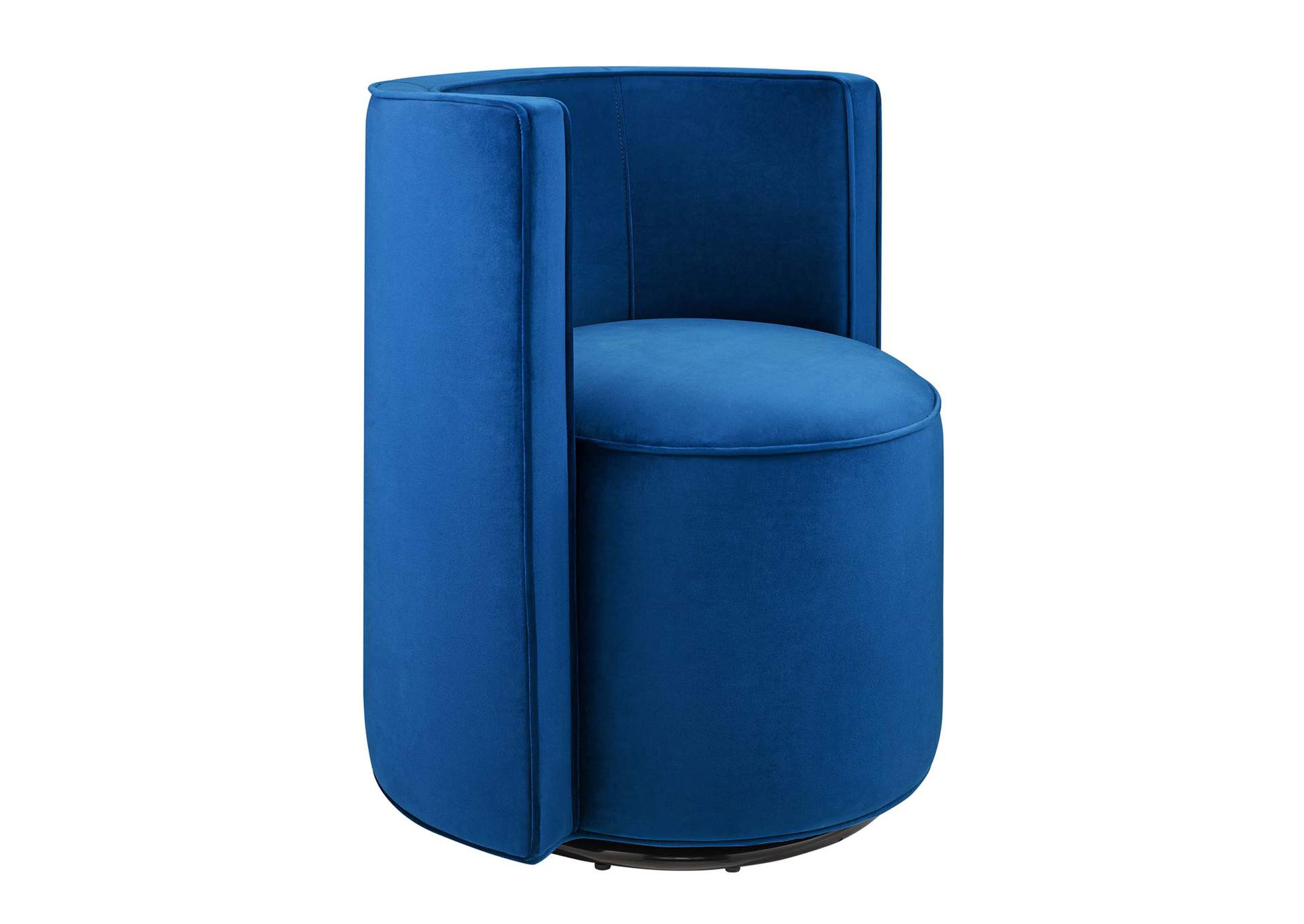 Della Performance Velvet Fabric Swivel Chair By Modway image 1
