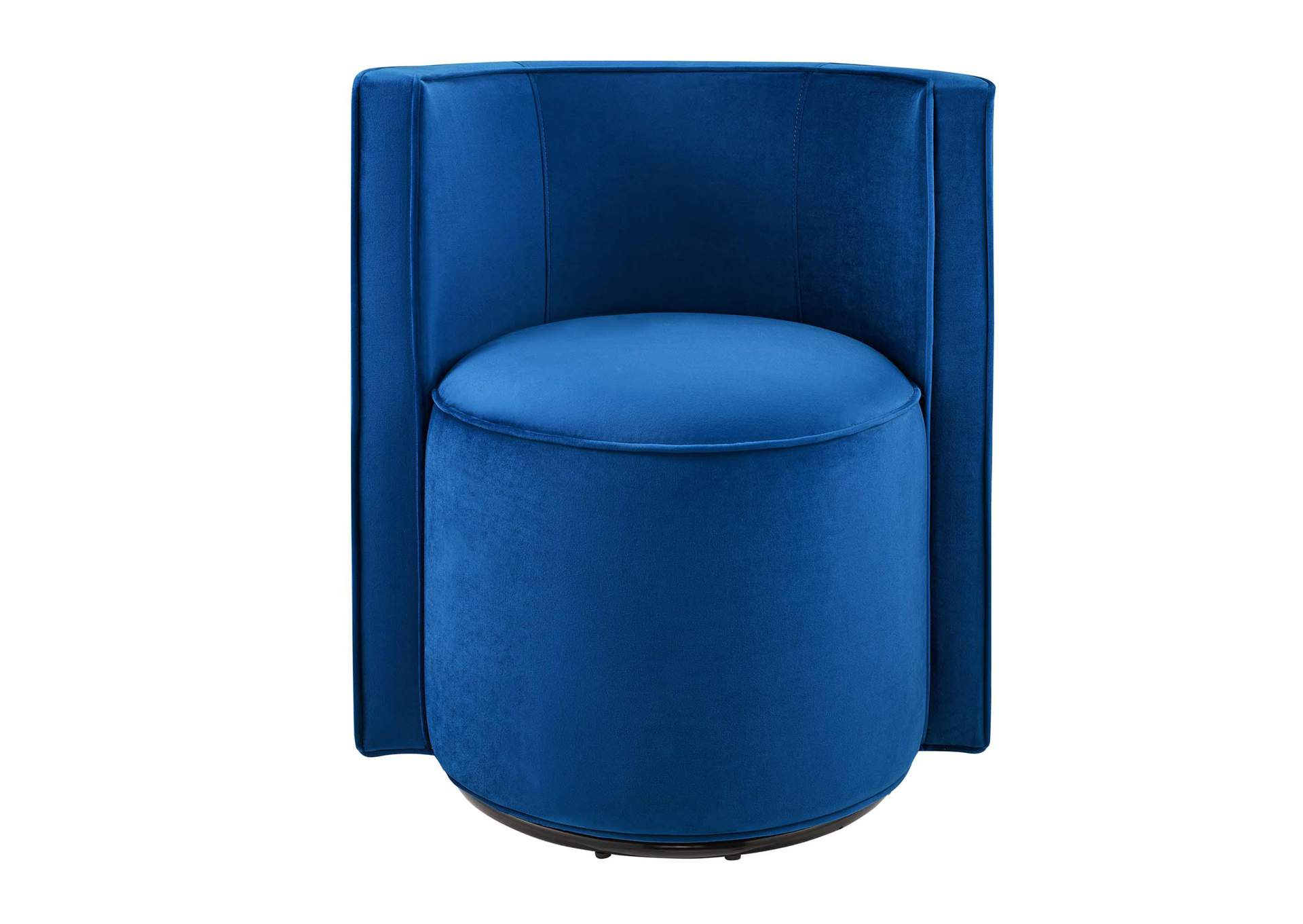 Della Performance Velvet Fabric Swivel Chair image 5