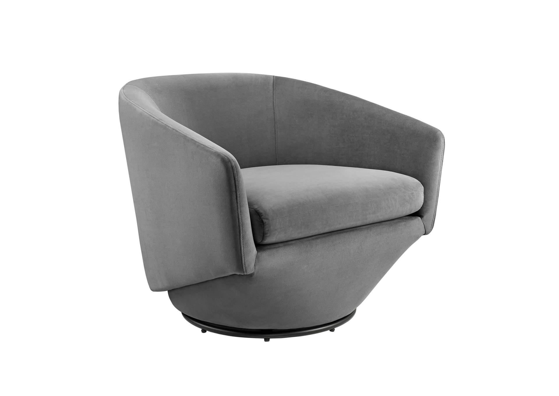Series Performance Velvet Fabric Swivel Chair By Modway image 1