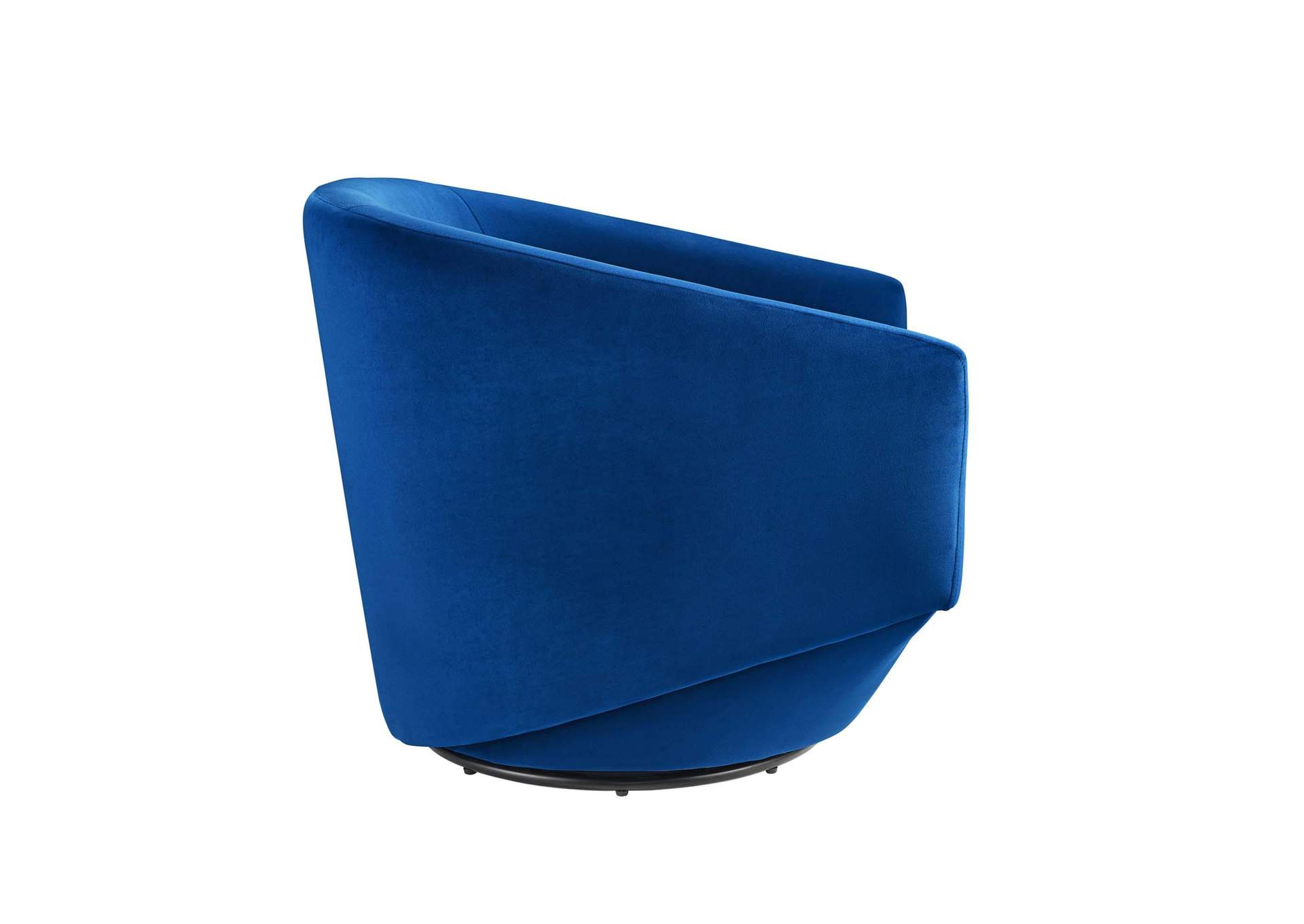 Series Performance Velvet Fabric Swivel Chair image 3