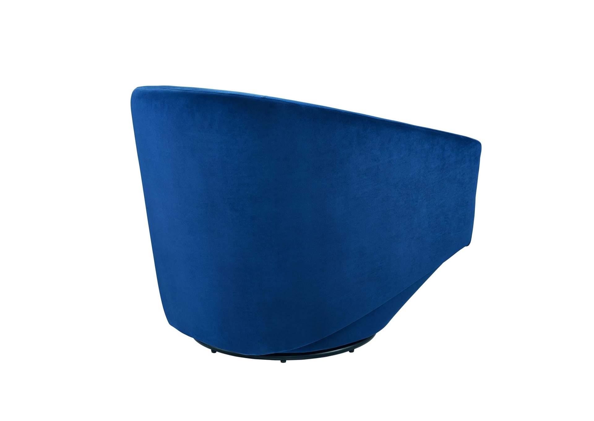 Series Performance Velvet Fabric Swivel Chair image 4