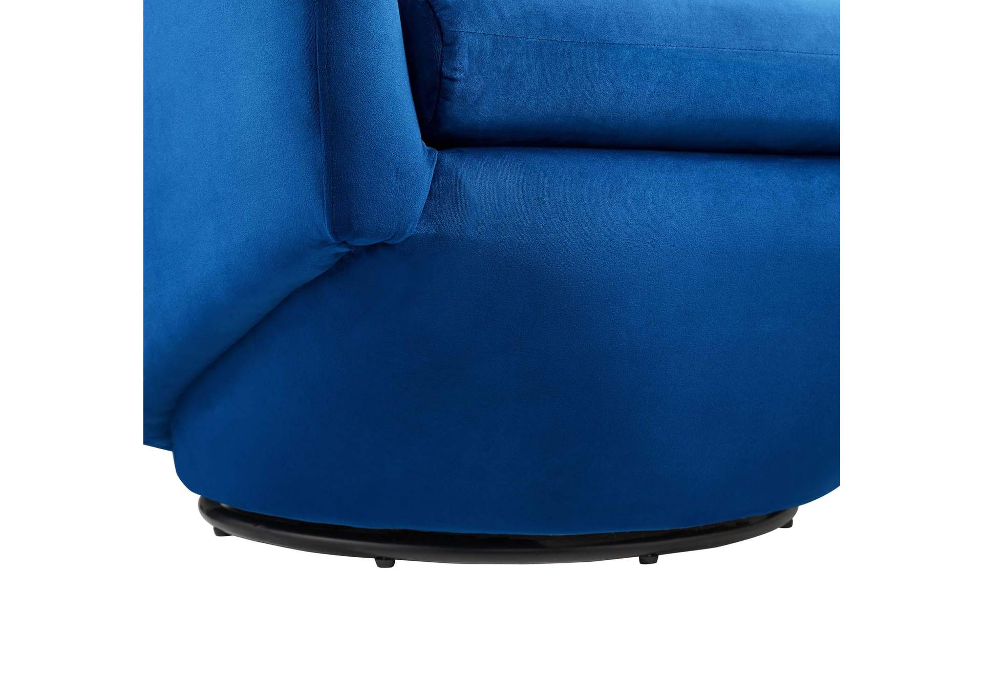 Series Performance Velvet Fabric Swivel Chair image 6