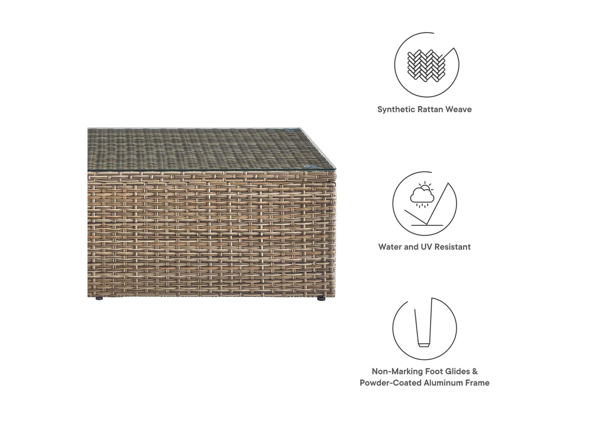 Convene Outdoor Patio Coffee Table image 5