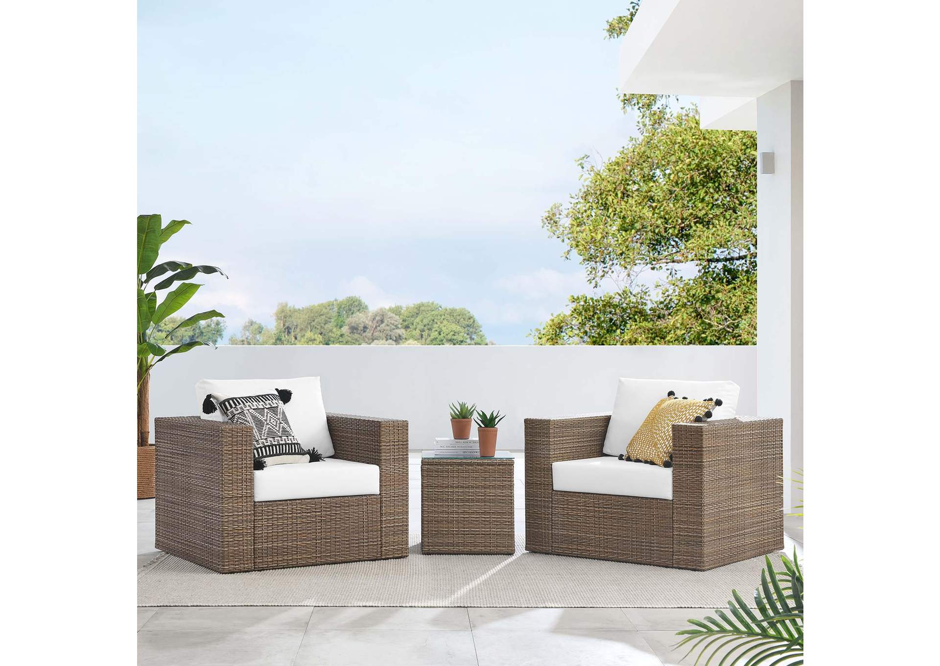 Convene Outdoor Patio 3-Piece Furniture Set image 10