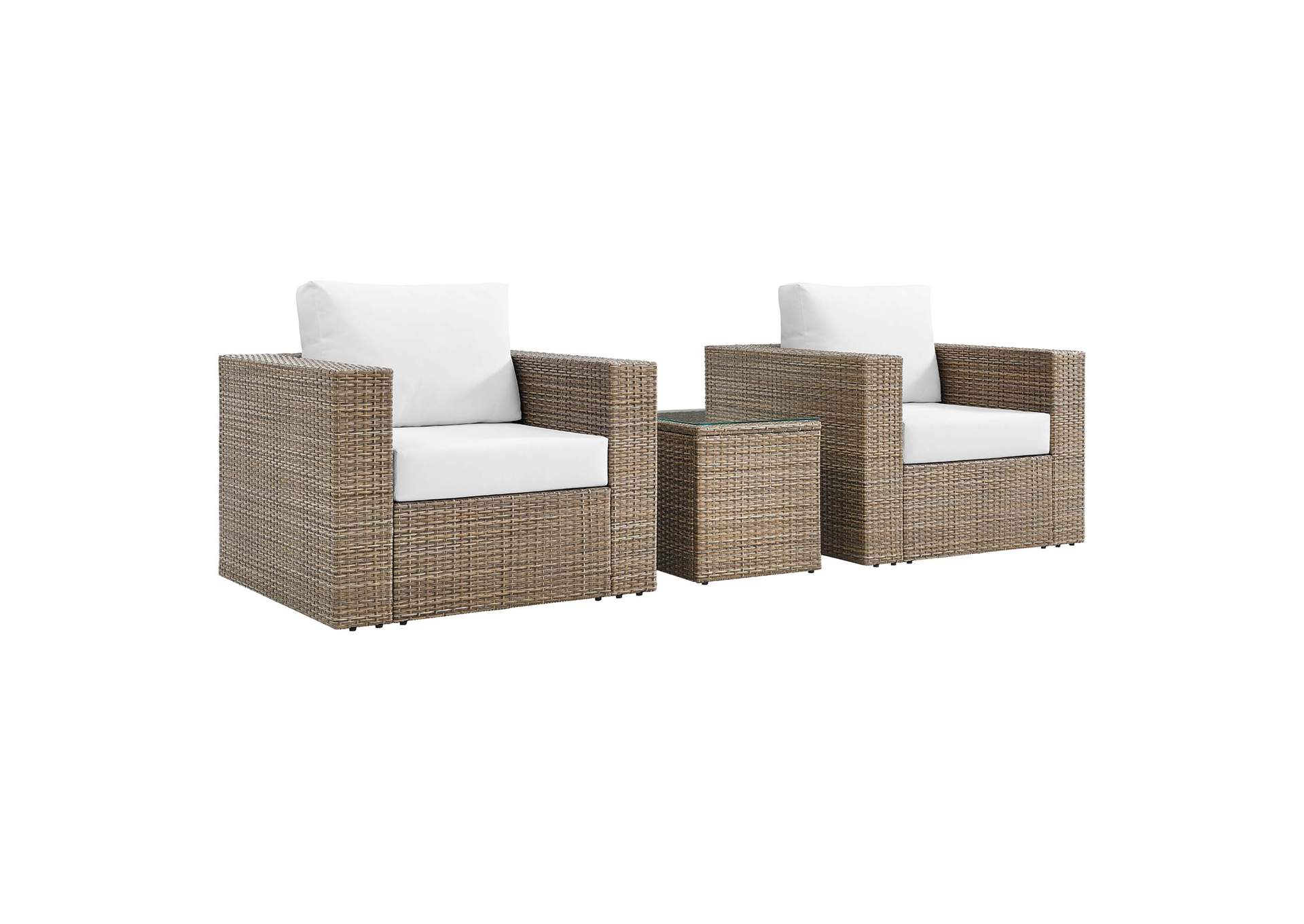 Convene 3-Piece Outdoor Patio Furniture Set By Modway image 1