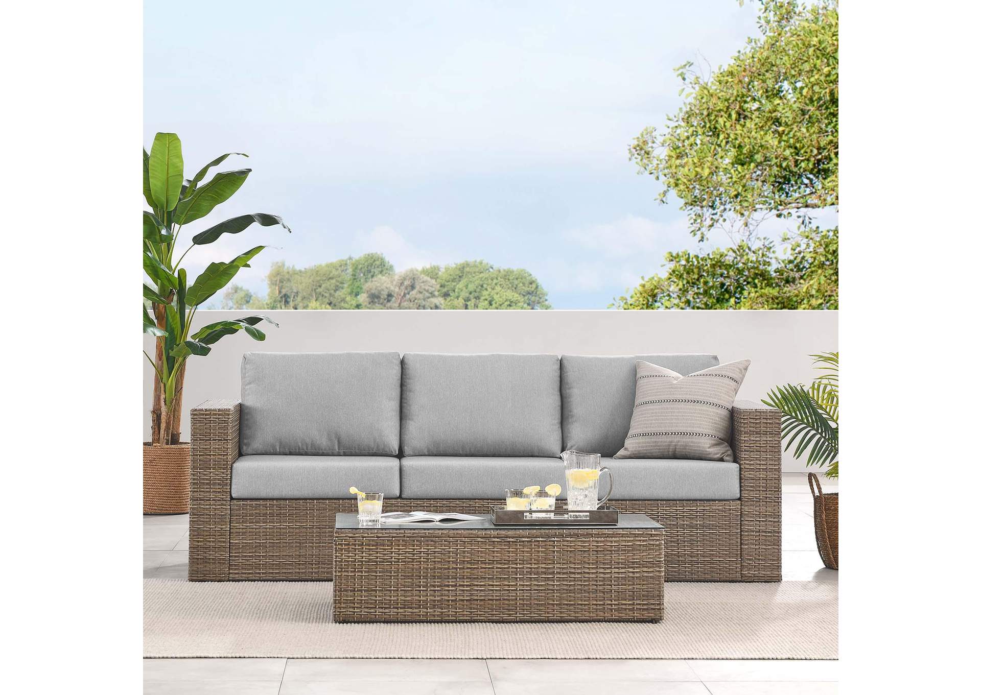Convene Outdoor Patio 2-Piece Furniture Set image 10