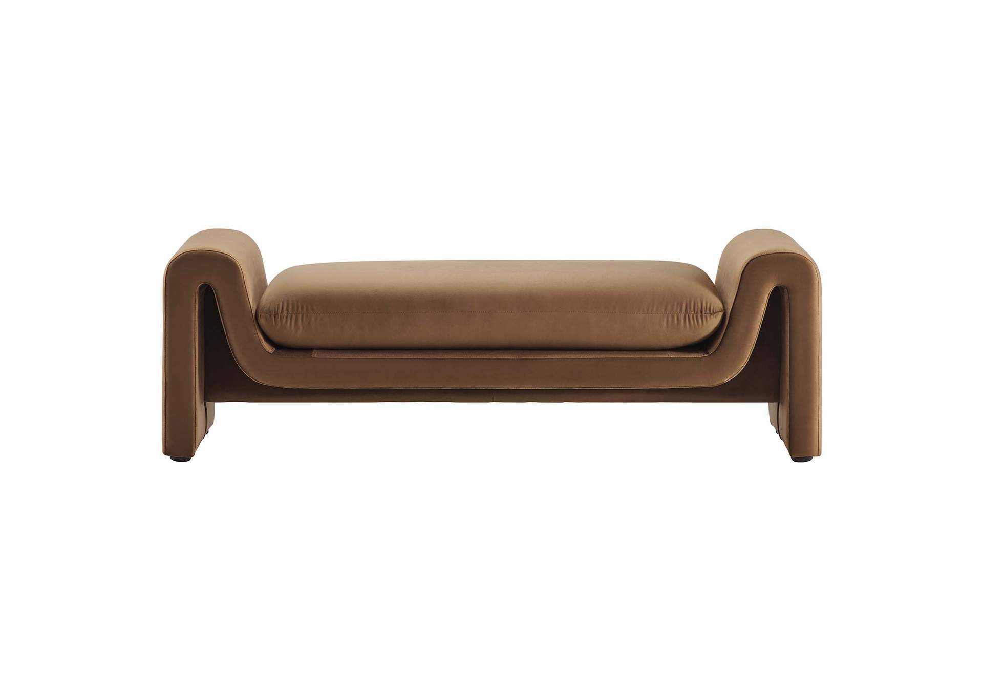 Waverly Performance Velvet Bench image 4