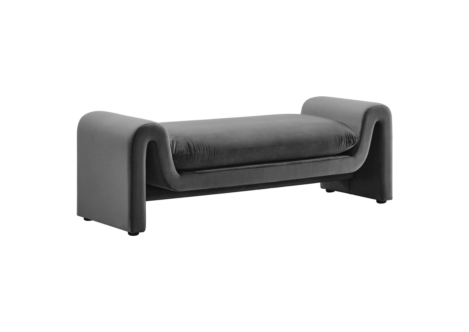 Waverly Performance Velvet Bench By Modway image 1