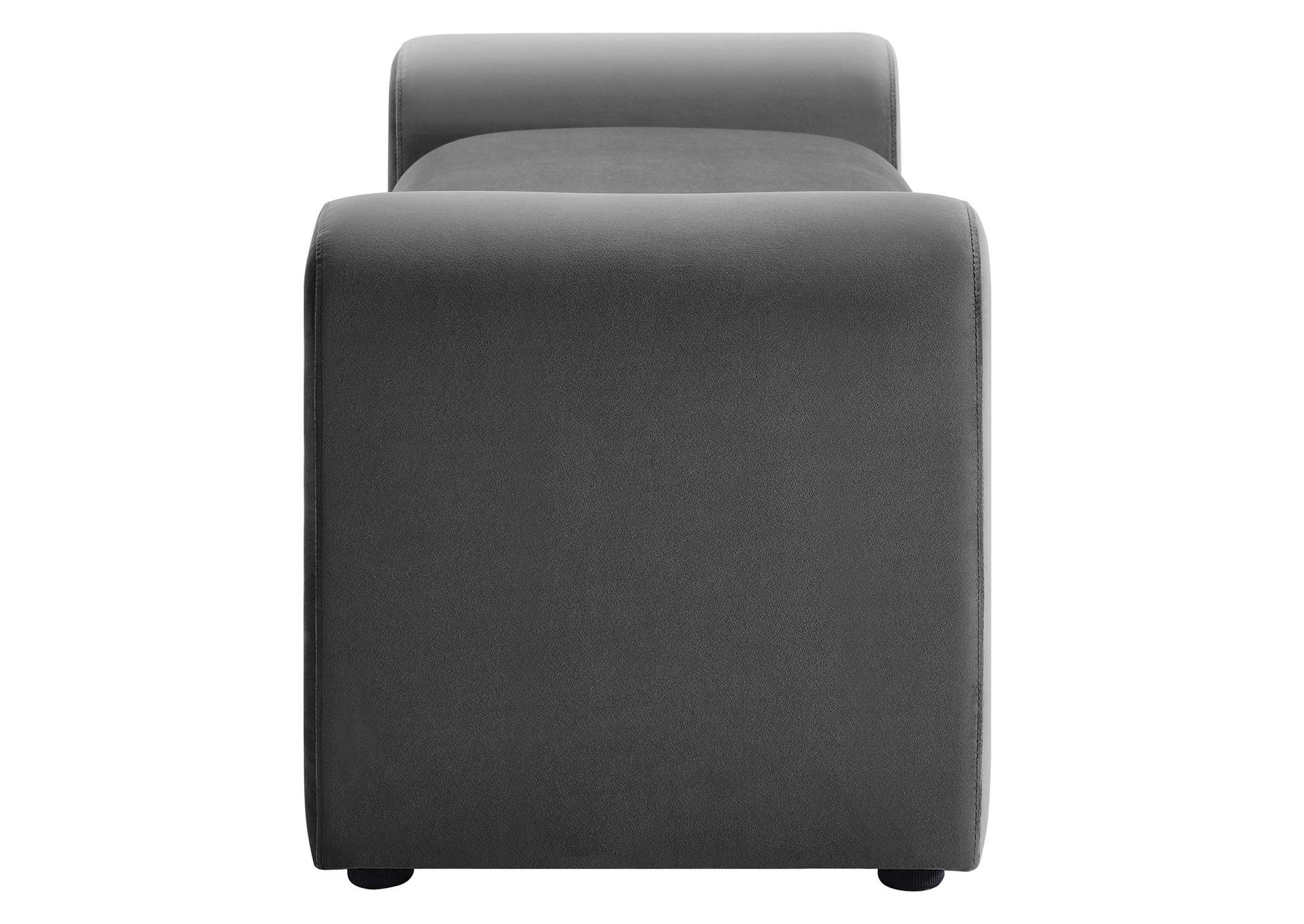 Waverly Performance Velvet Bench image 3