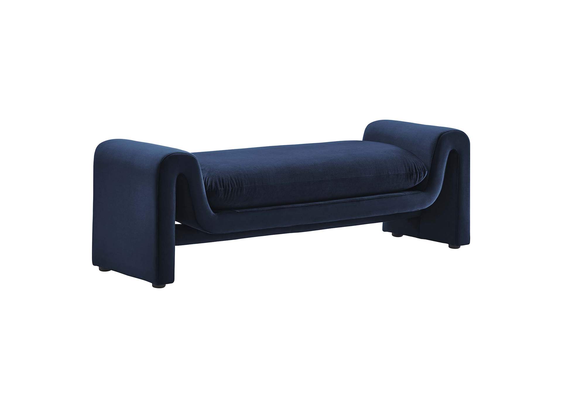 Waverly Performance Velvet Bench By Modway image 1