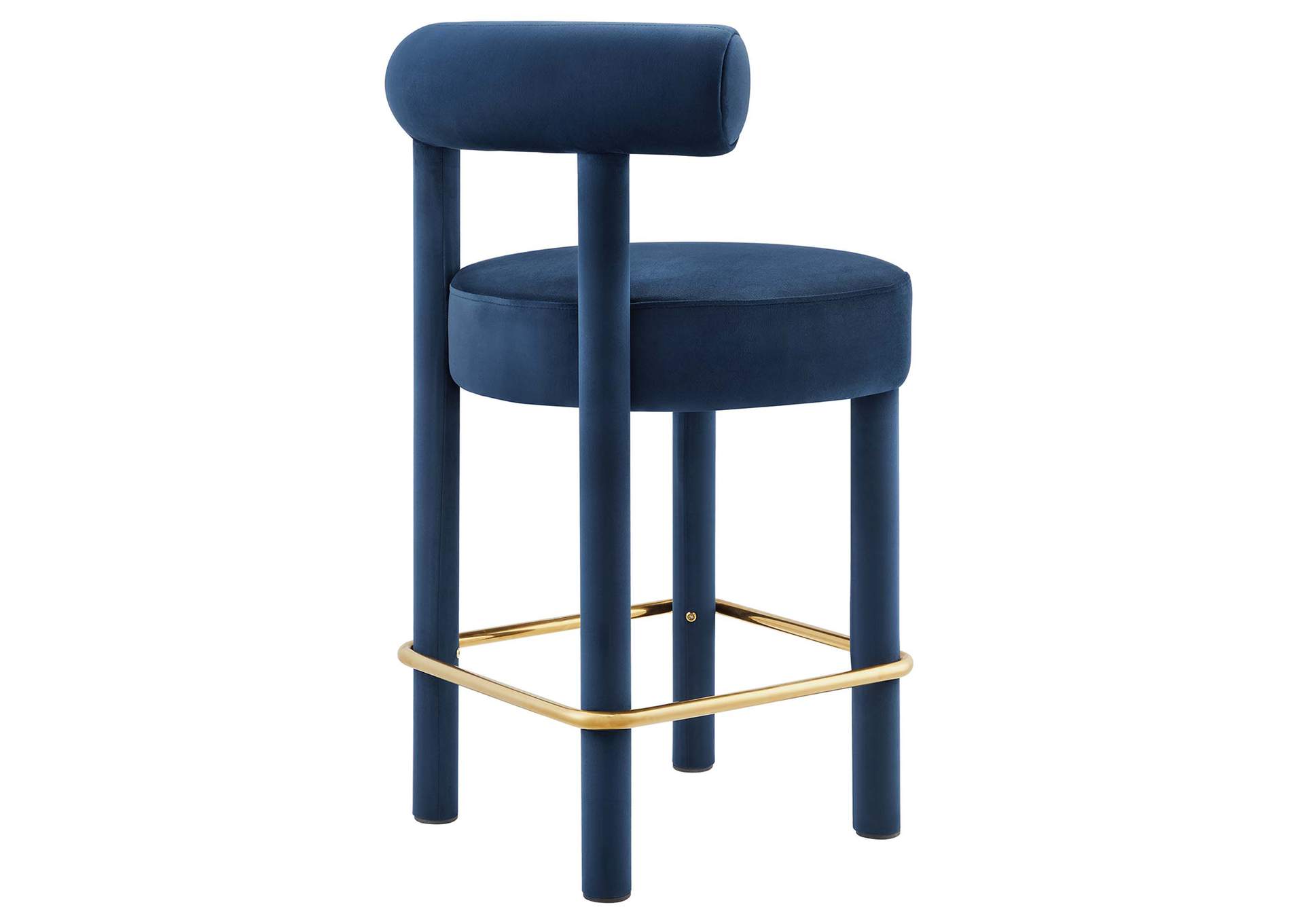Toulouse Performance Velvet Counter Stool image 4