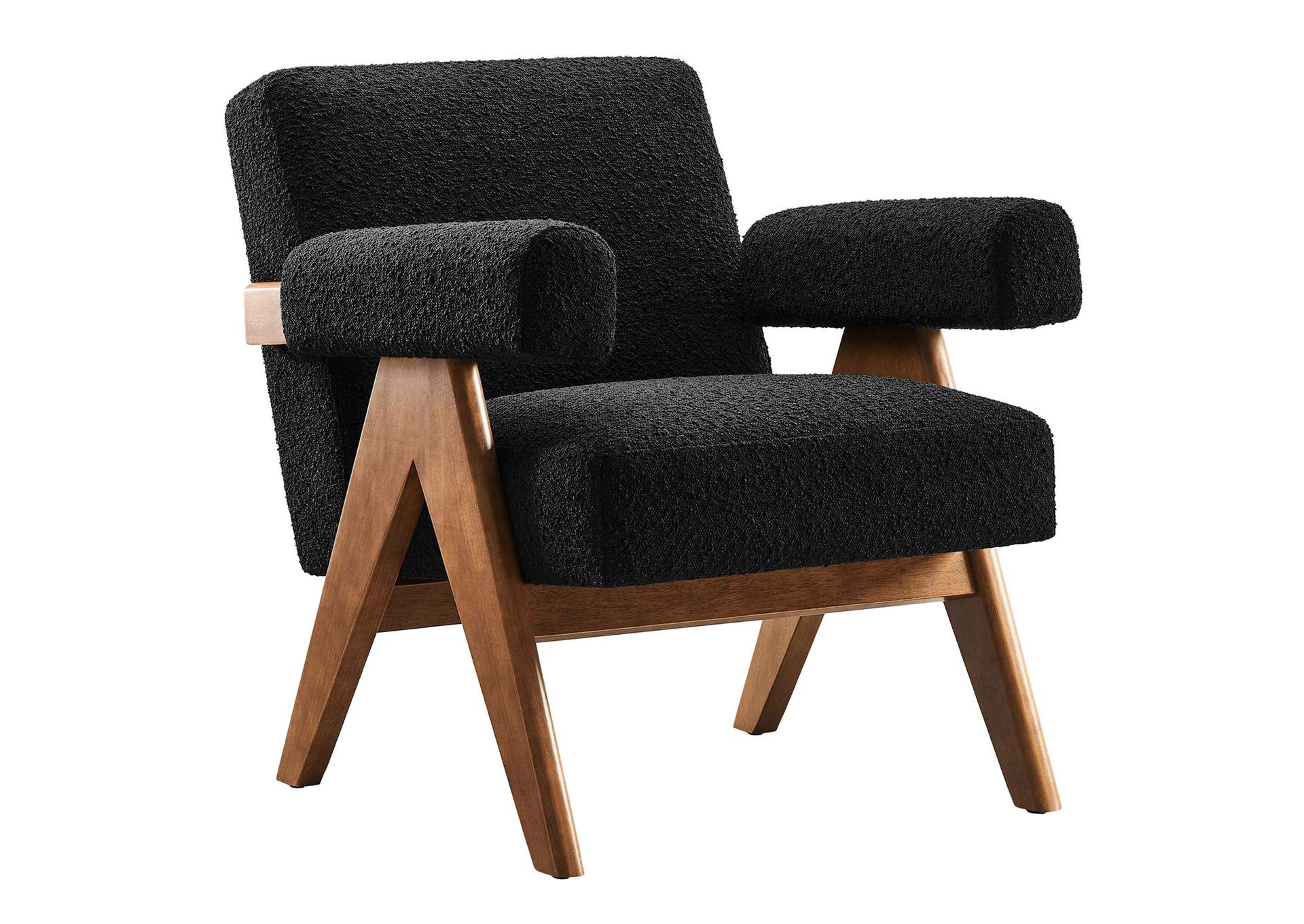 Lyra Boucle Fabric Armchair By Modway