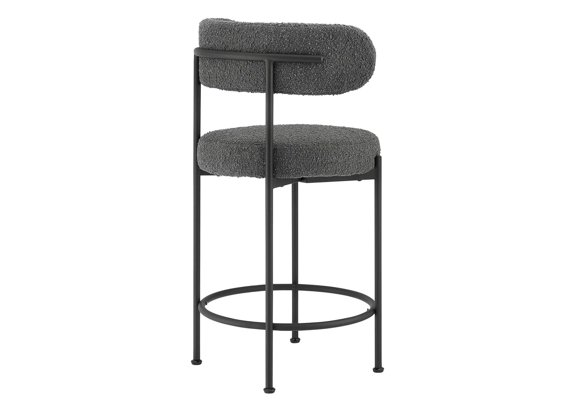 Albie Boucle Fabric Counter Stools - Set Of 2 image 5
