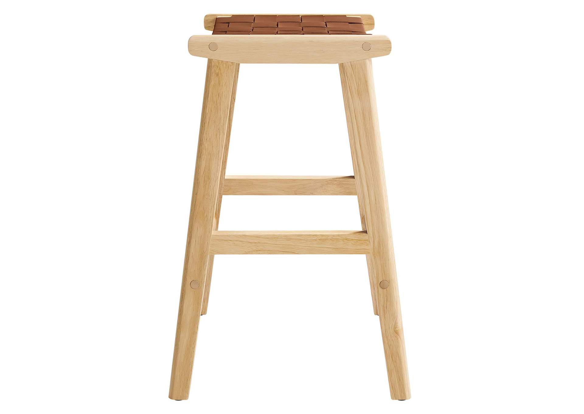 Saoirse Faux Leather Wood Counter Stool - Set Of 2 image 4