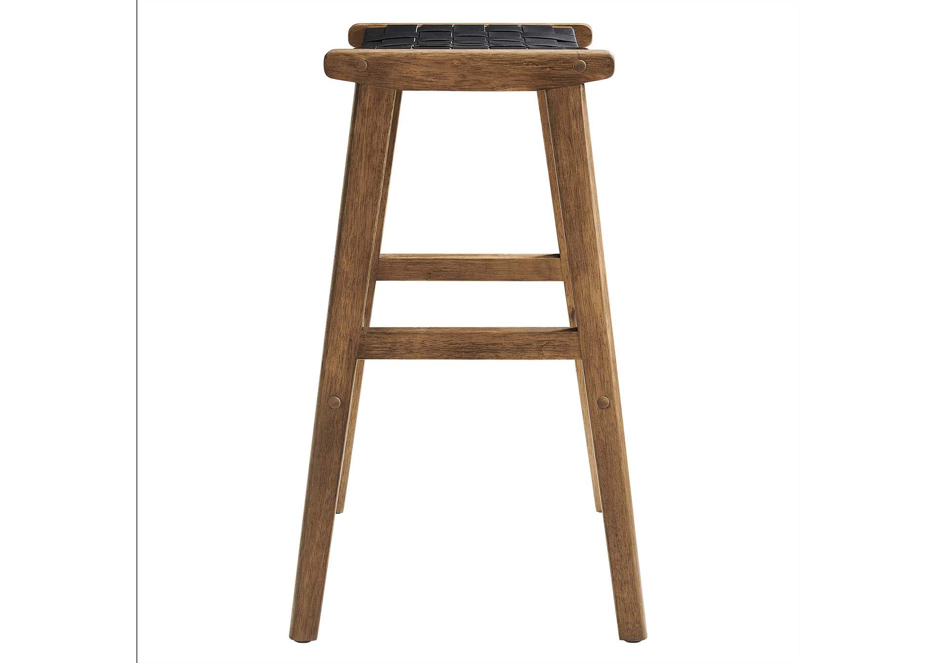 Saoirse Faux Leather Wood Bar Stool - Set Of 2 image 4