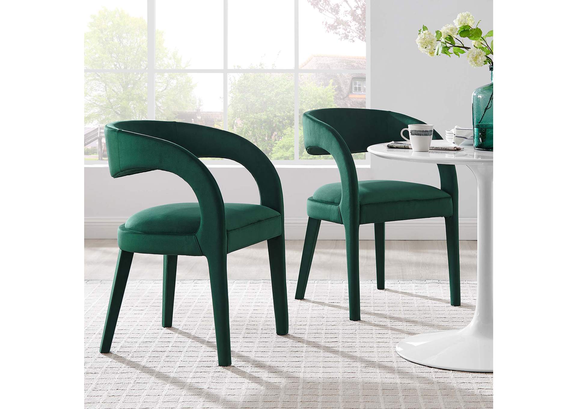 Pinnacle Performance Velvet Dining Chair Set Of Two image 10