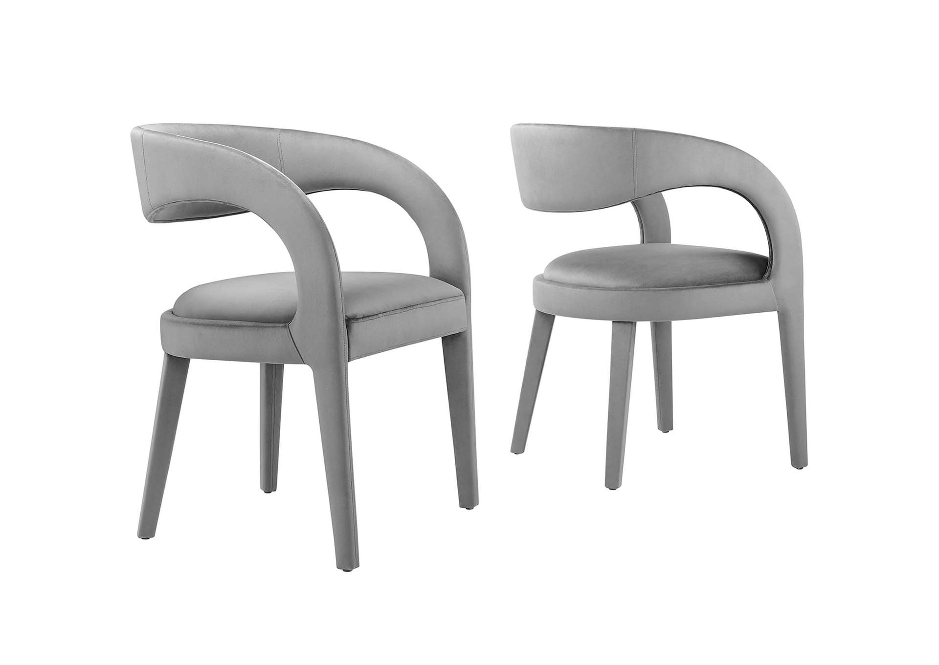 Pinnacle Performance Velvet Dining Chair Set Of 2 By Modway image 1