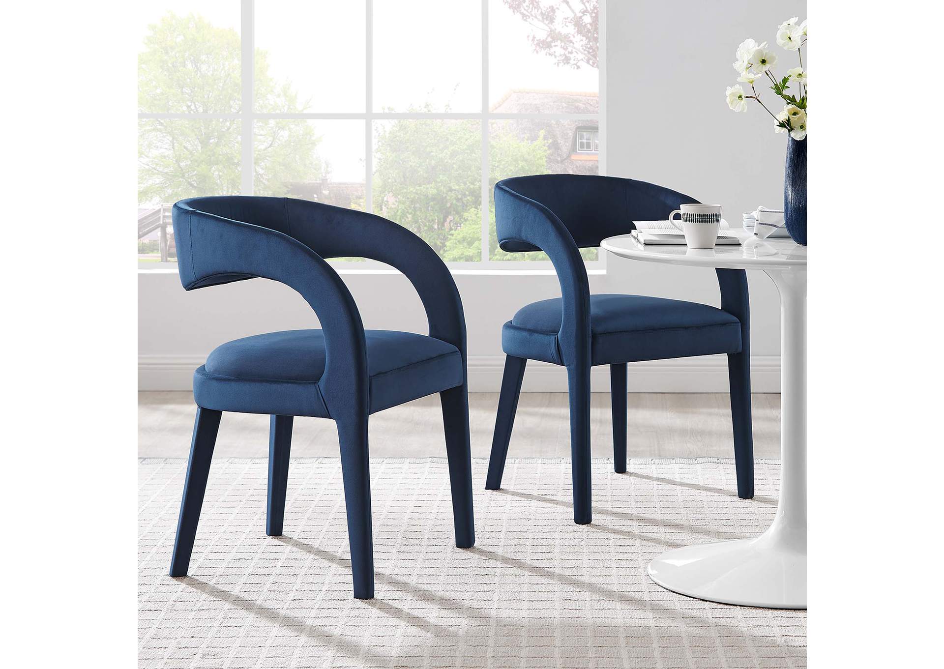 Pinnacle Performance Velvet Dining Chair Set Of Two image 10