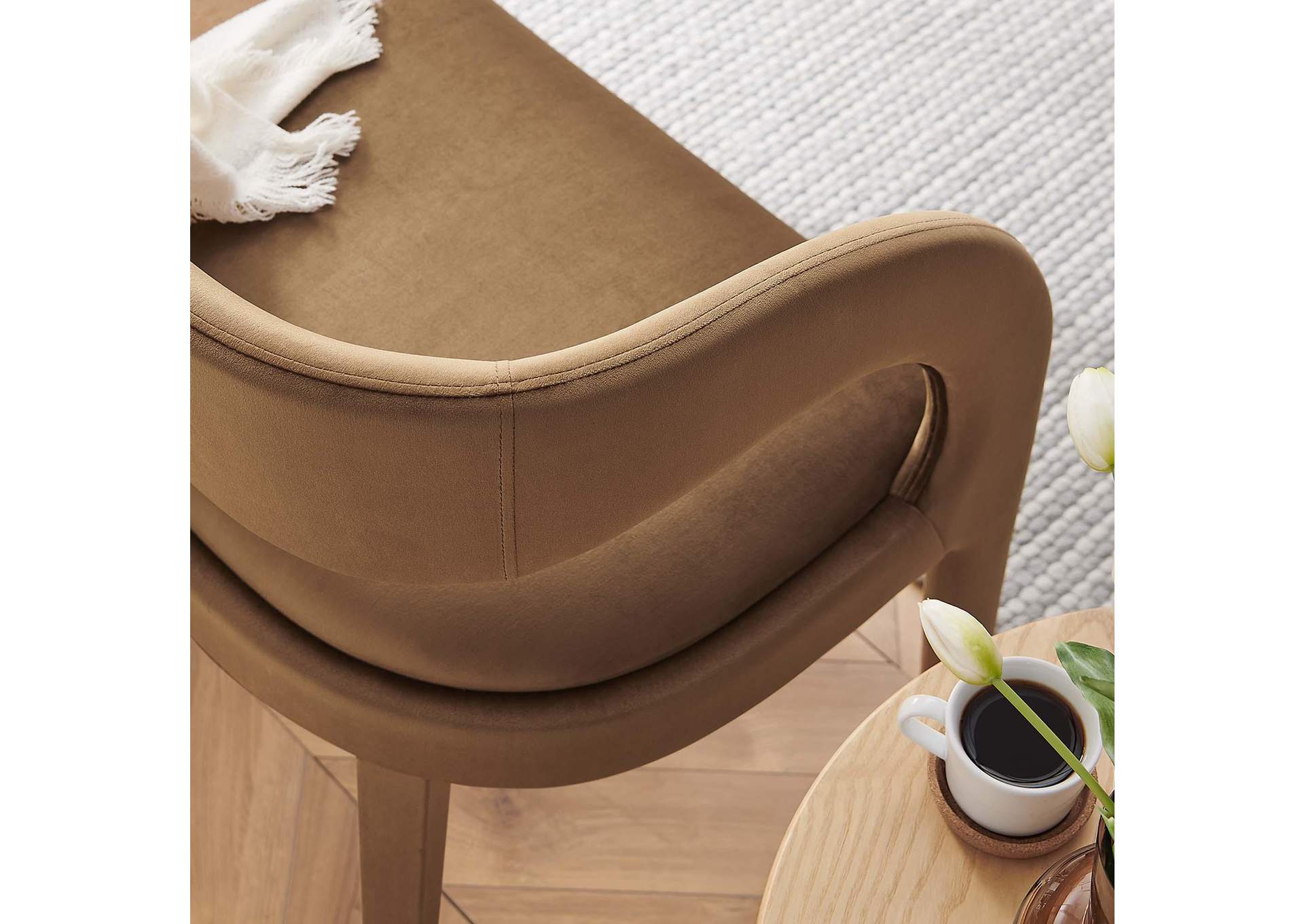 Pinnacle Performance Velvet Accent Bench image 10