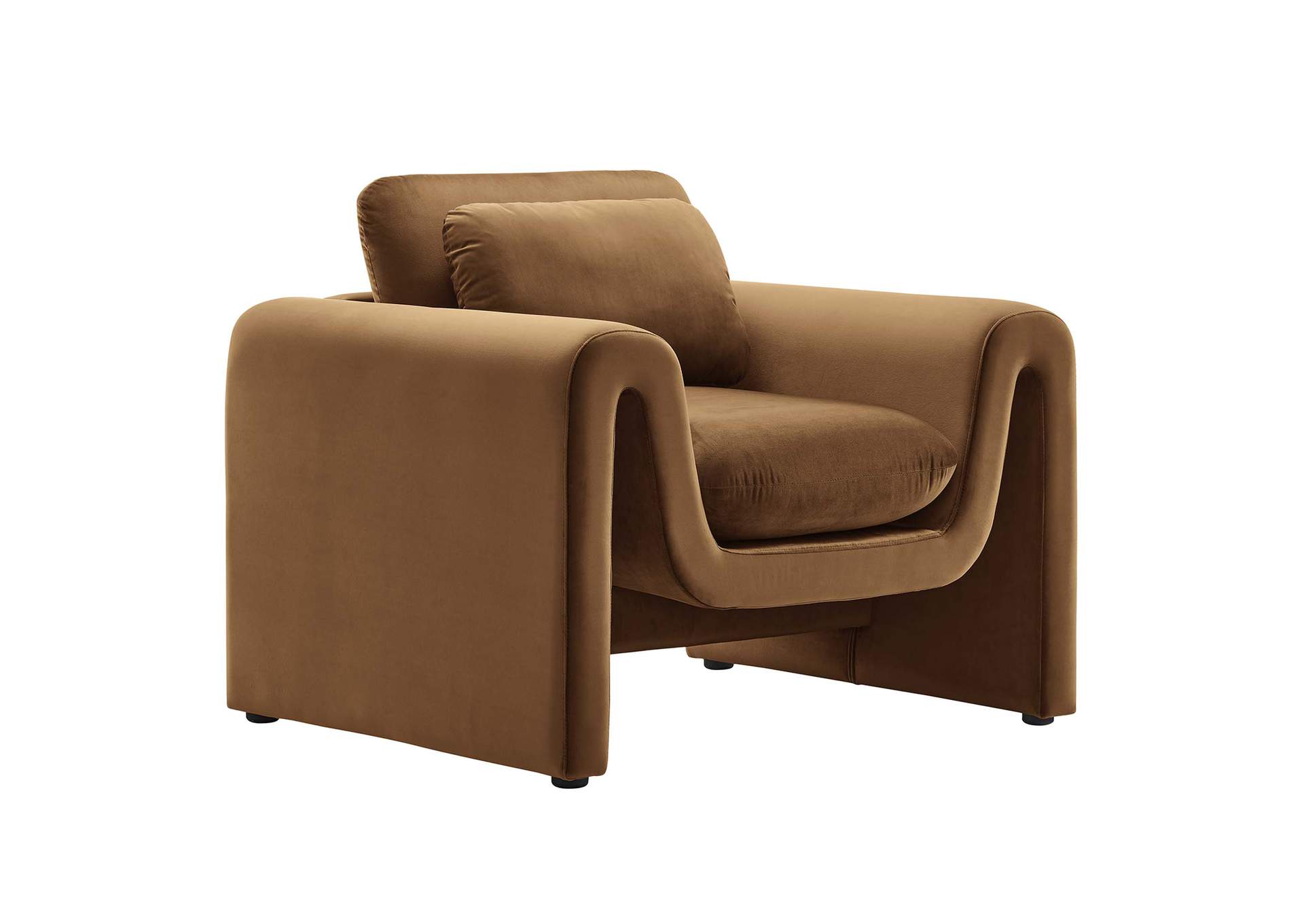 Waverly Performance Velvet Armchair By Modway image 1
