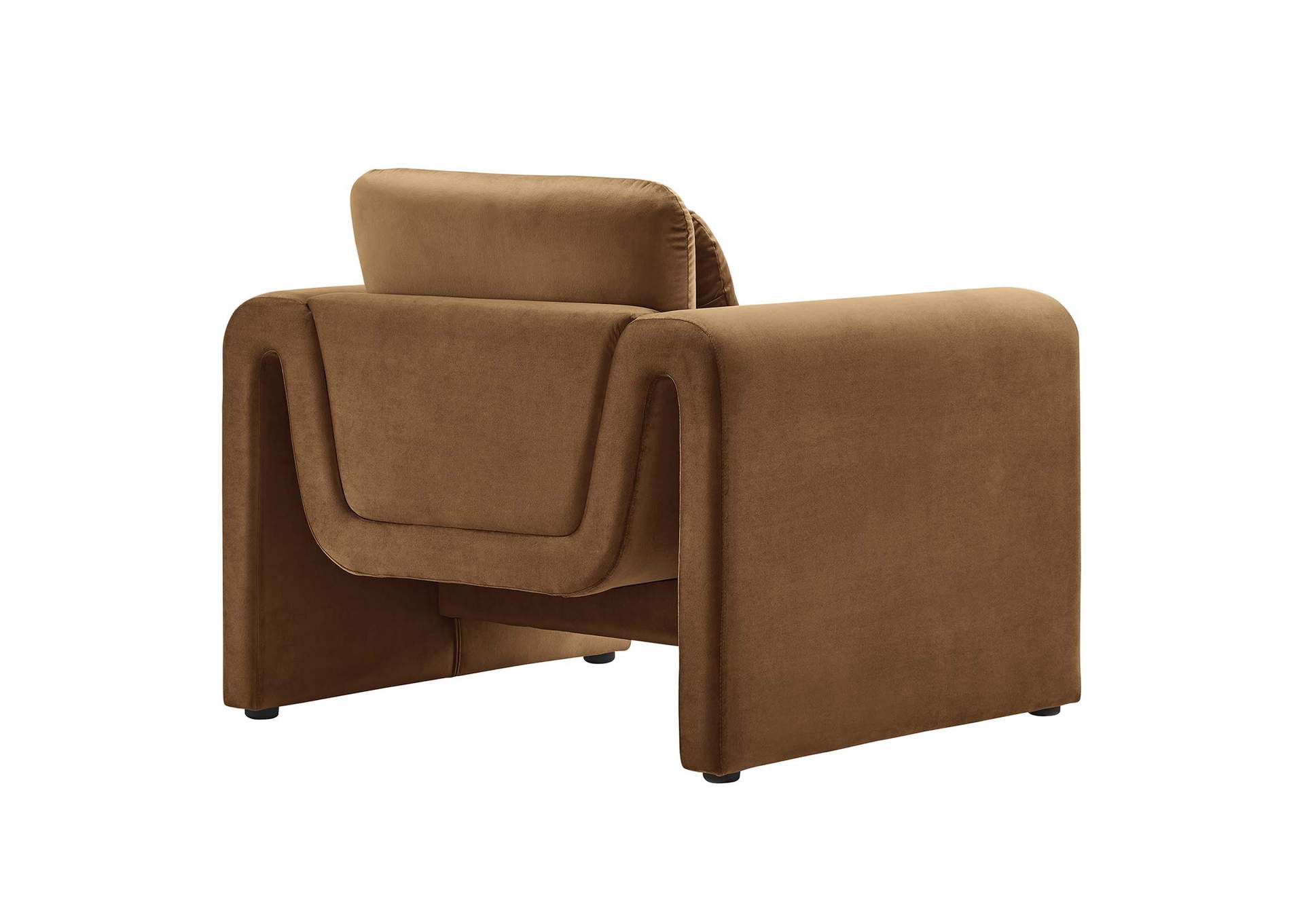 Waverly Performance Velvet Armchair image 4