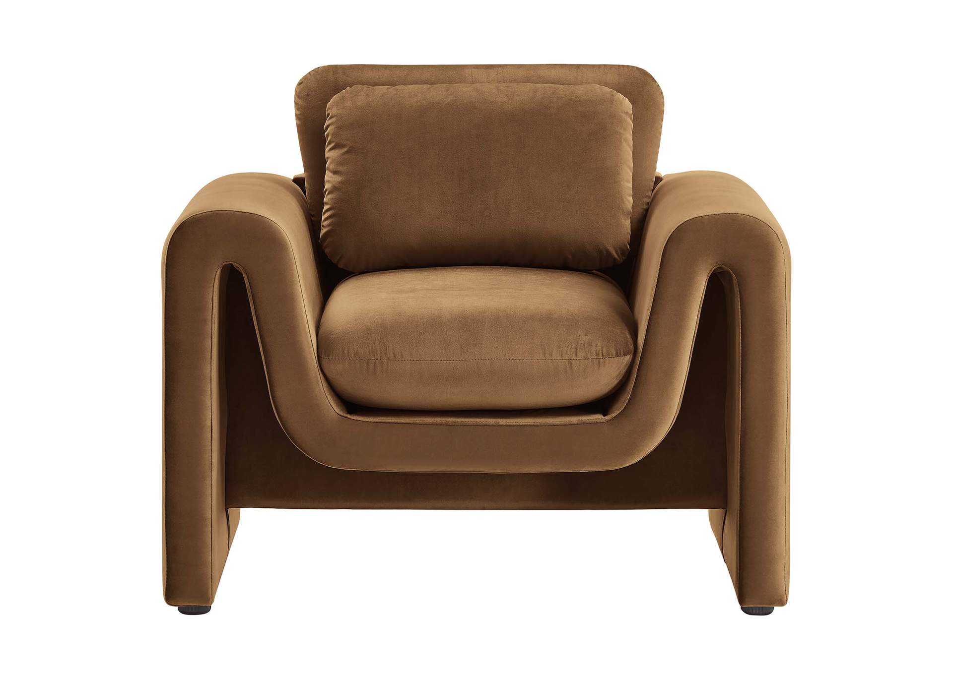 Waverly Performance Velvet Armchair image 5