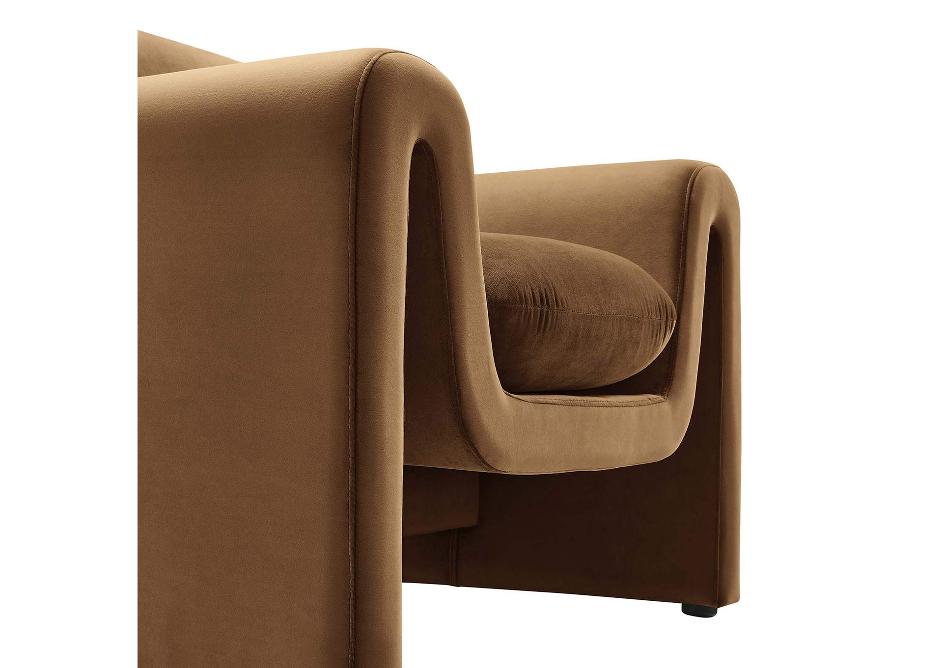 Waverly Performance Velvet Armchair image 6