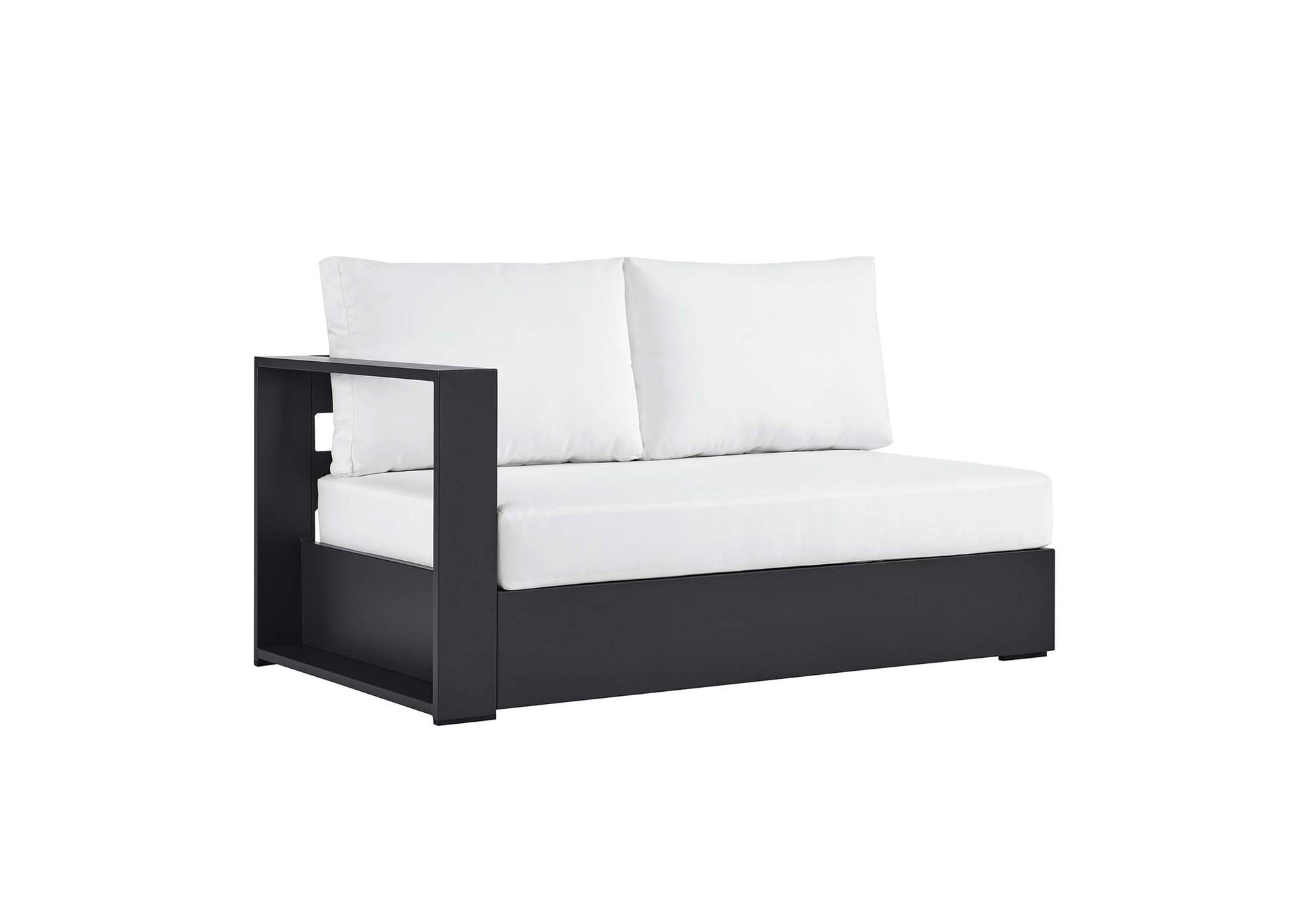 Tahoe Outdoor Patio Powder-Coated Aluminum Modular Left-Facing Loveseat By Modway