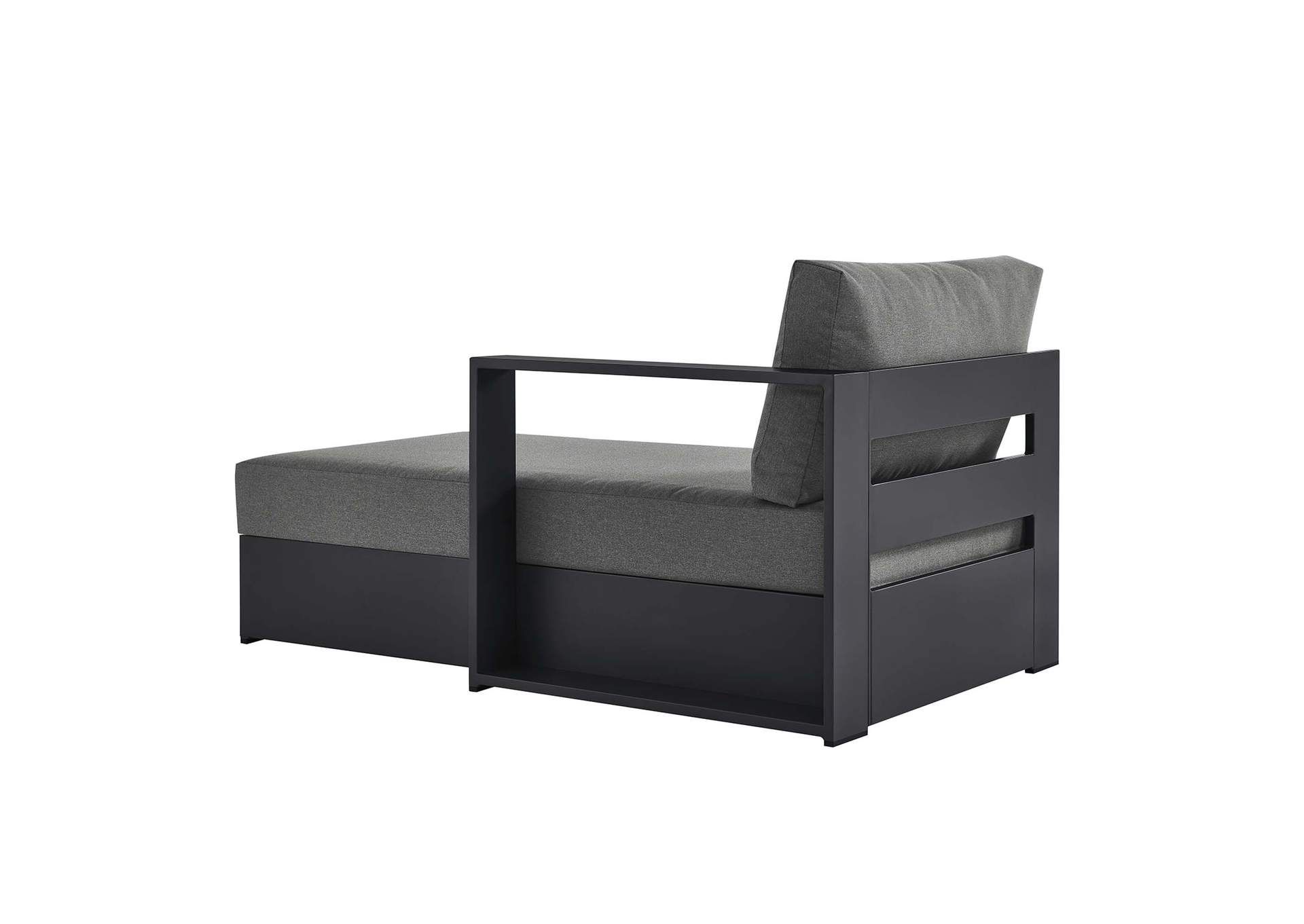 Tahoe Outdoor Patio Powder-Coated Aluminum Modular Right-Facing Chaise Lounge