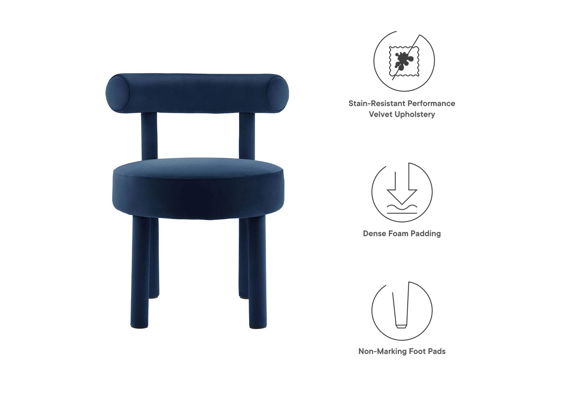 Toulouse Performance Velvet Dining Chair - Set Of 2 image 8