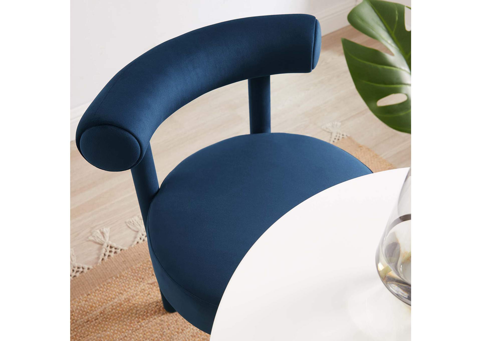 Toulouse Performance Velvet Dining Chair Set Of 2 By Modway image 12