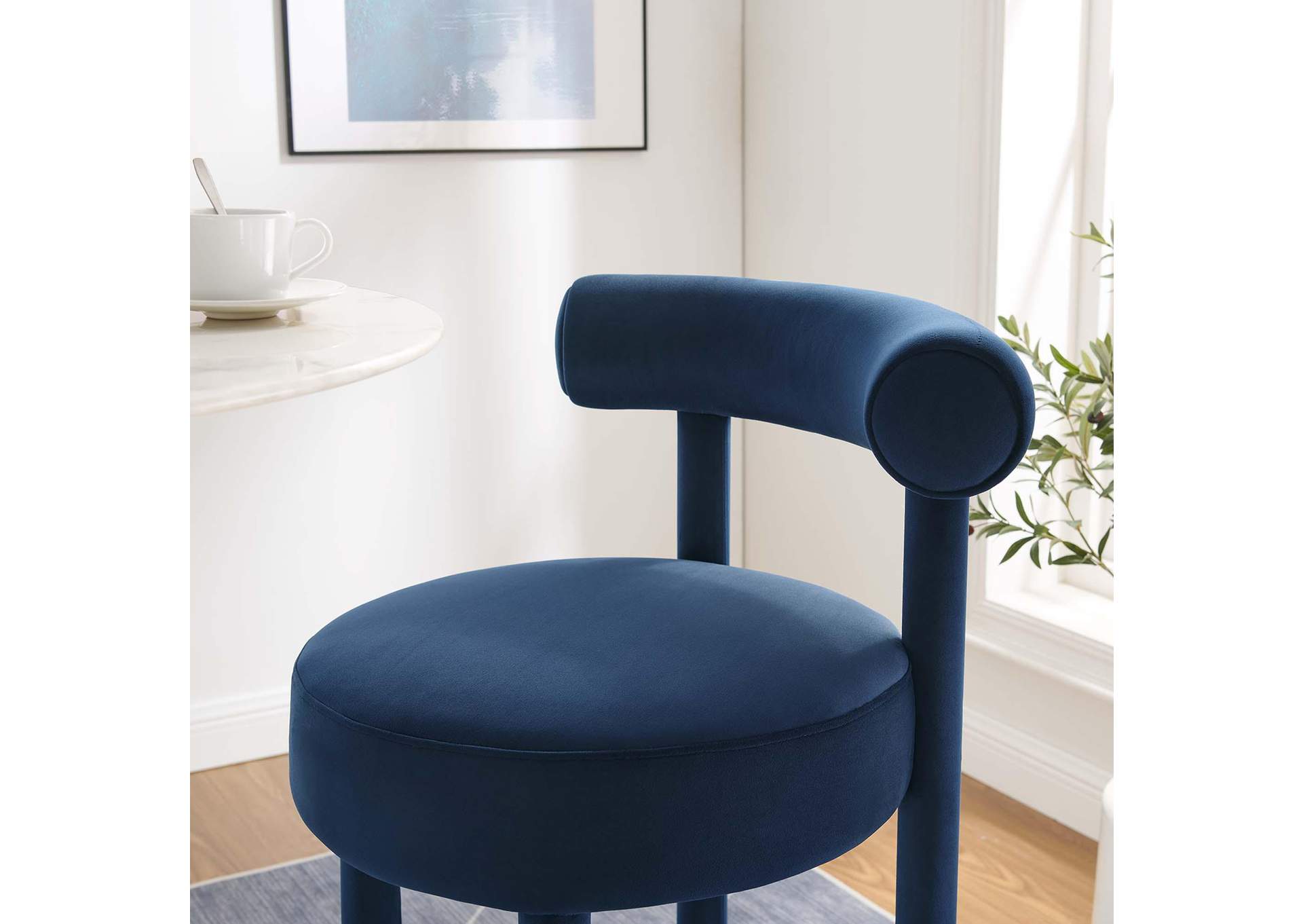 Toulouse Performance Velvet Bar Stool Set Of 2 By Modway image 12