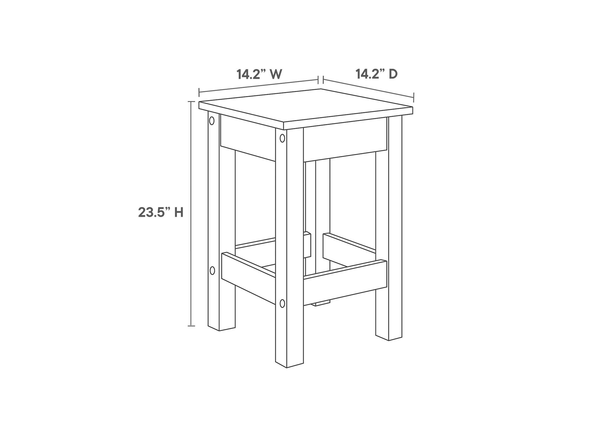 Meadowbrook 3-Piece Kitchen Island And Stool Set