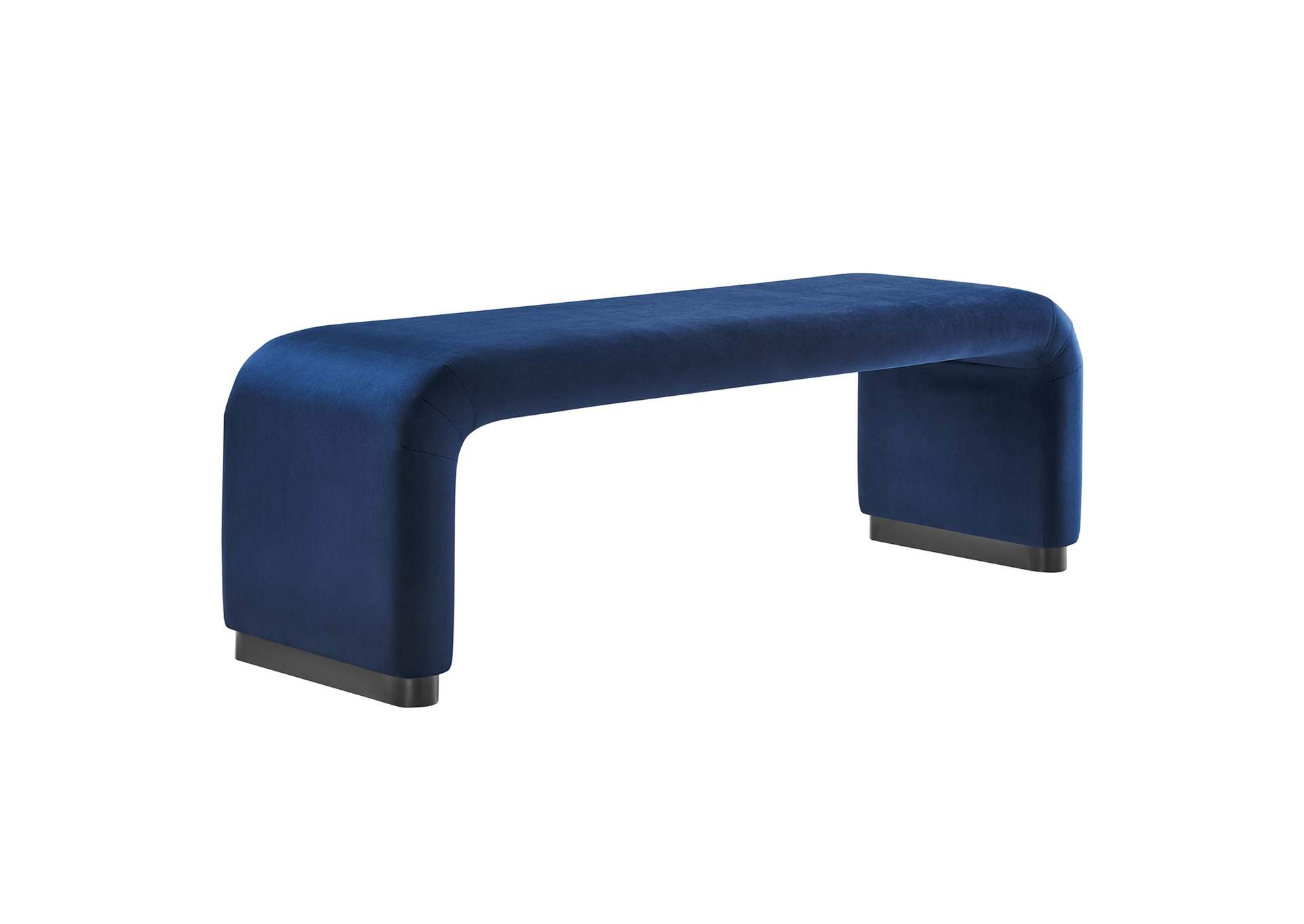 Koda Performance Velvet Waterfall Long Bench By Modway image 1