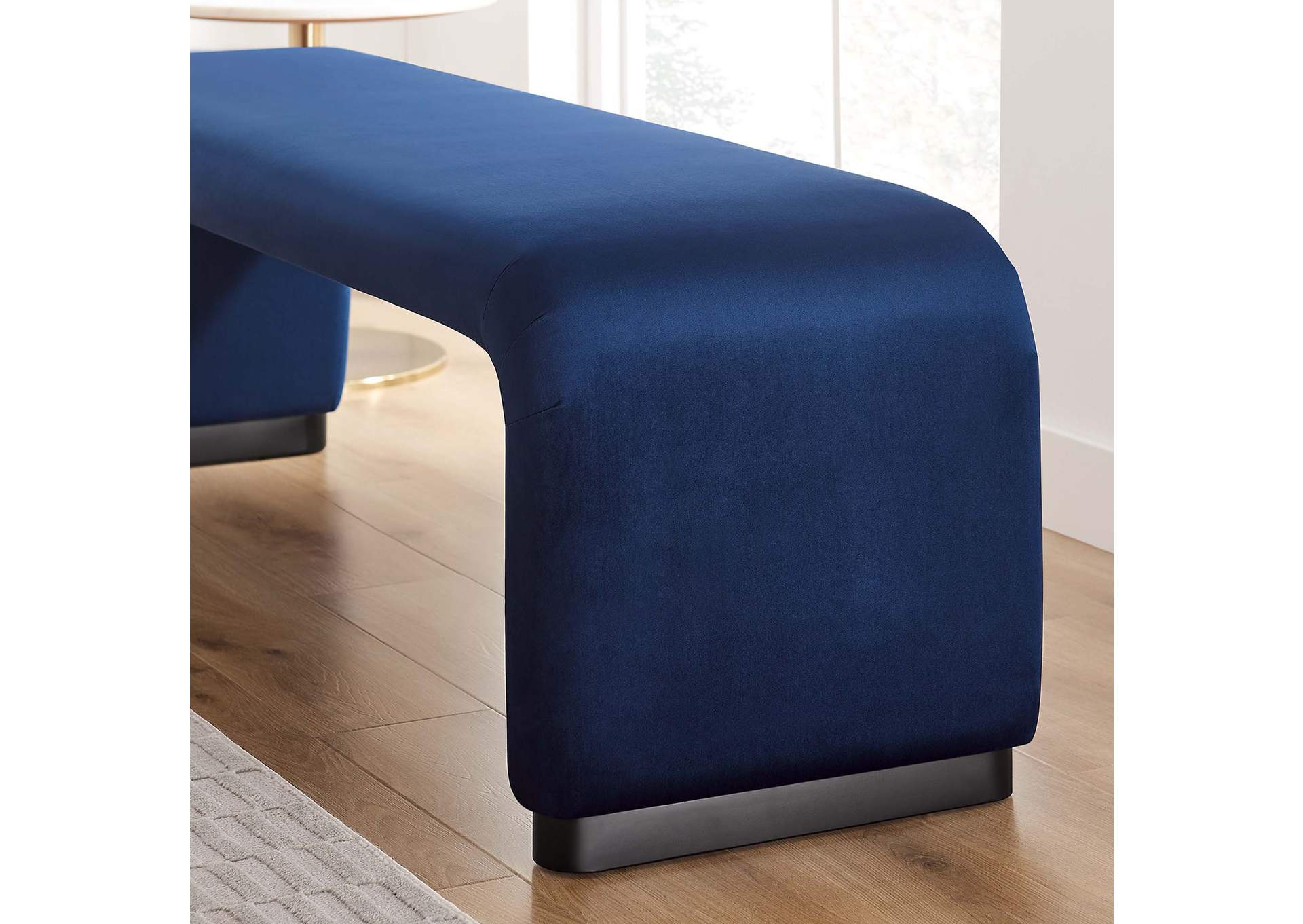 Koda Performance Velvet Waterfall Long Bench image 10