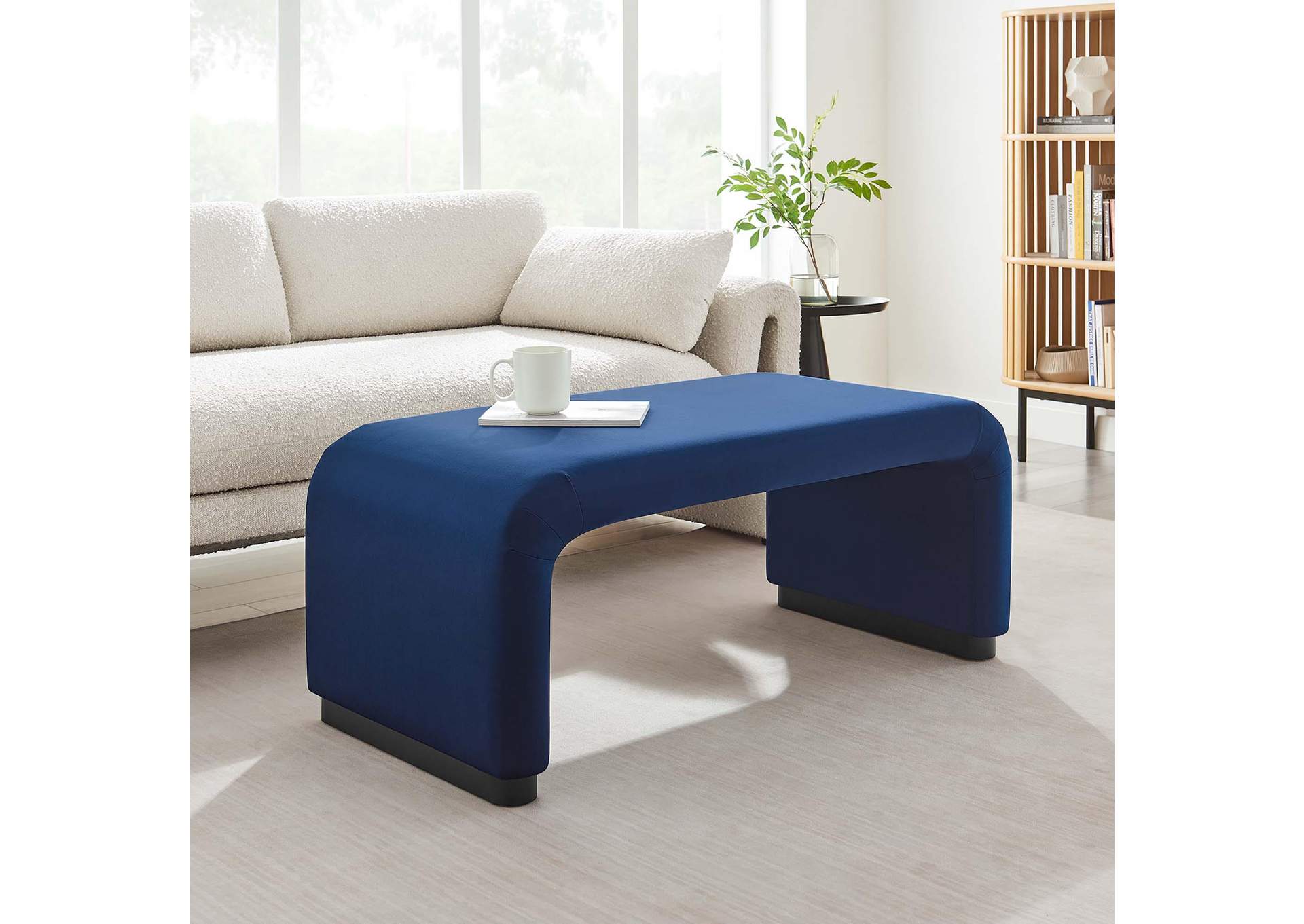 Koda Performance Velvet Waterfall Ottoman image 10