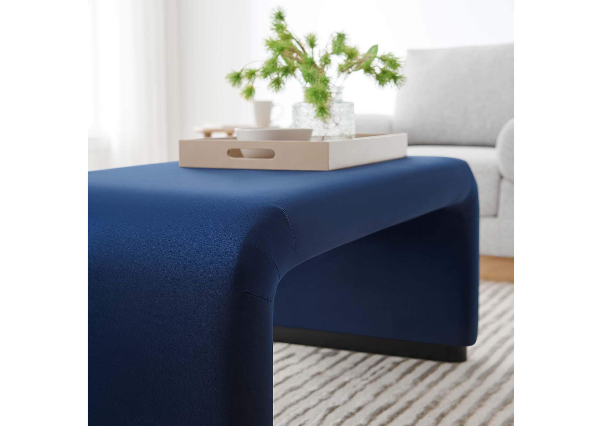 Koda Performance Velvet Waterfall Ottoman image 9