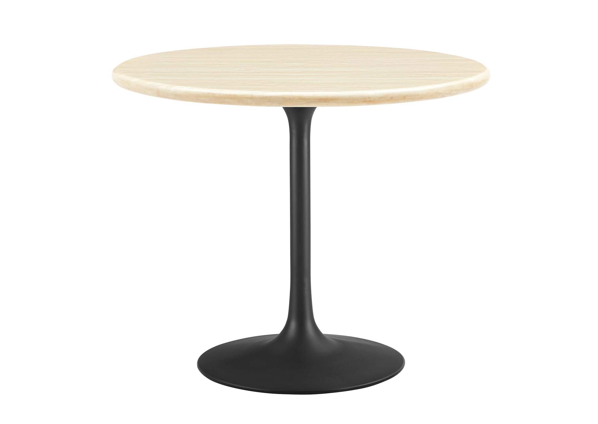 Lippa 36" Round Faux Travertine Dining Table By Modway image 1