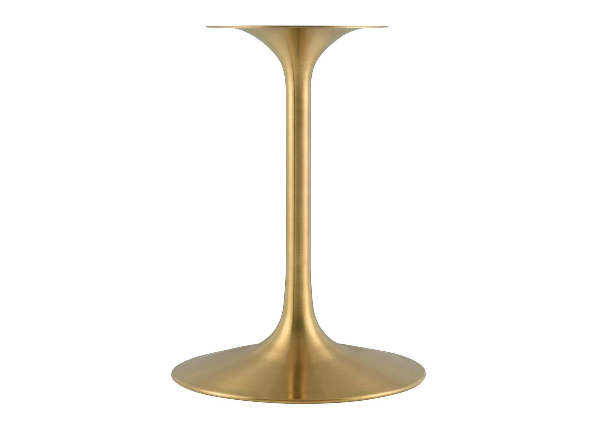 Lippa 36” Round Artificial Travertine Dining Table image 4